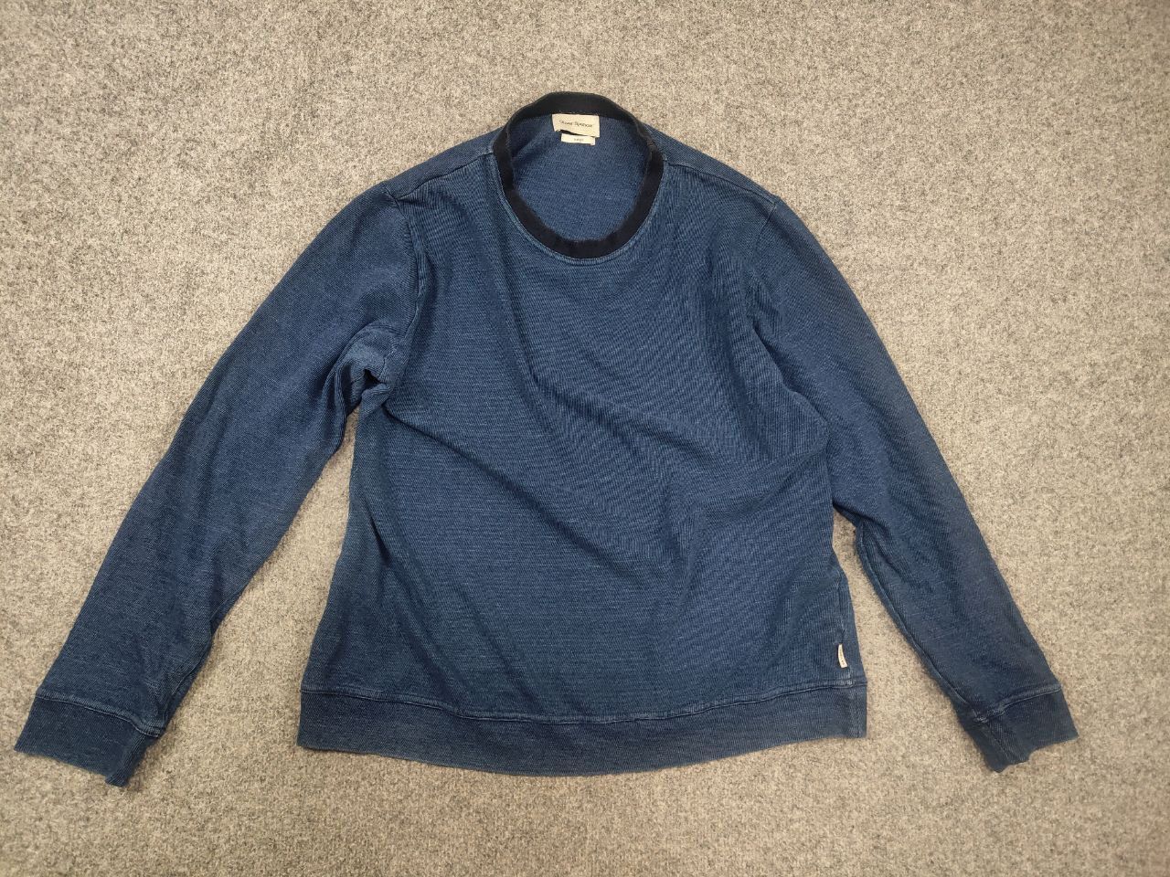 Oliver Spencer Oliver Spencer minimalist Indigo Sweatshirt Vintage Japan Size US XL / EU 56 / 4 - 7 Thumbnail