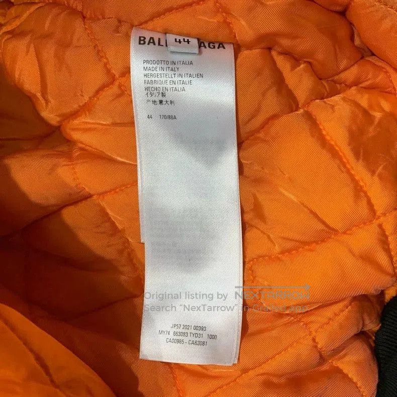 Balenciaga Balenciaga NASA Logo Pilot Jacket. Size US XL / EU 56 / 4 - 7 Thumbnail