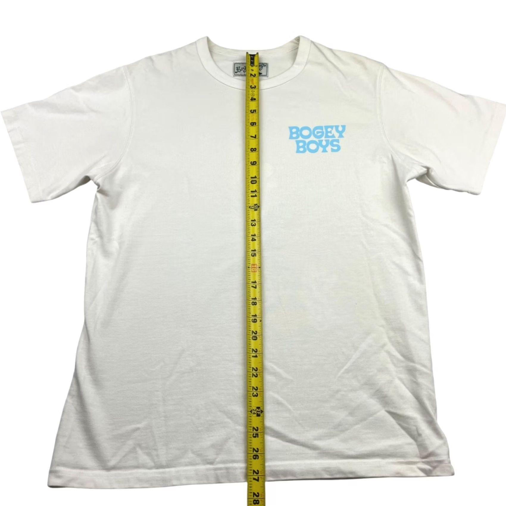 Vintage Bogey Boys Men's T-Shirt Ivory 2-Sided Heavyweight 100% Cotton Crew Neck Short Sleeve M Size US M / EU 48-50 / 2 - 7 Thumbnail