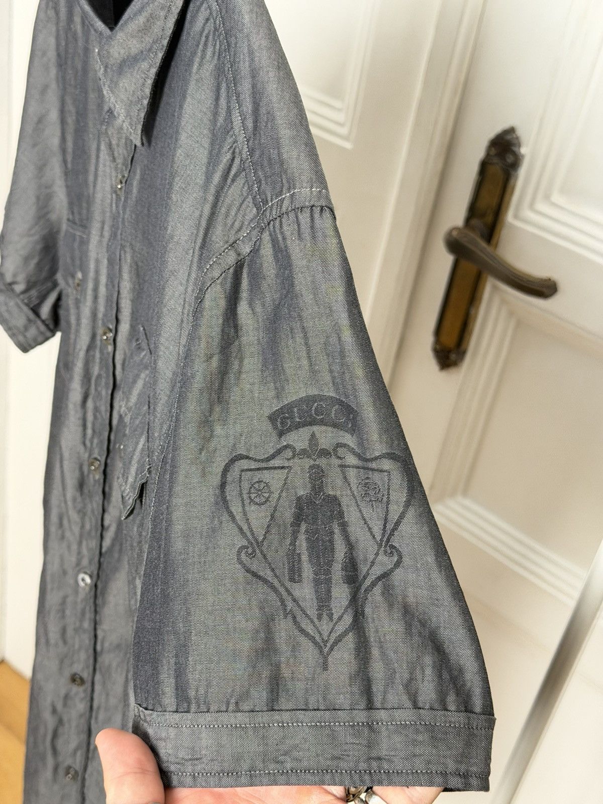 Gucci Gucci Logo short sleeve shirt S-M Size US M / EU 48-50 / 2 - 14 Thumbnail
