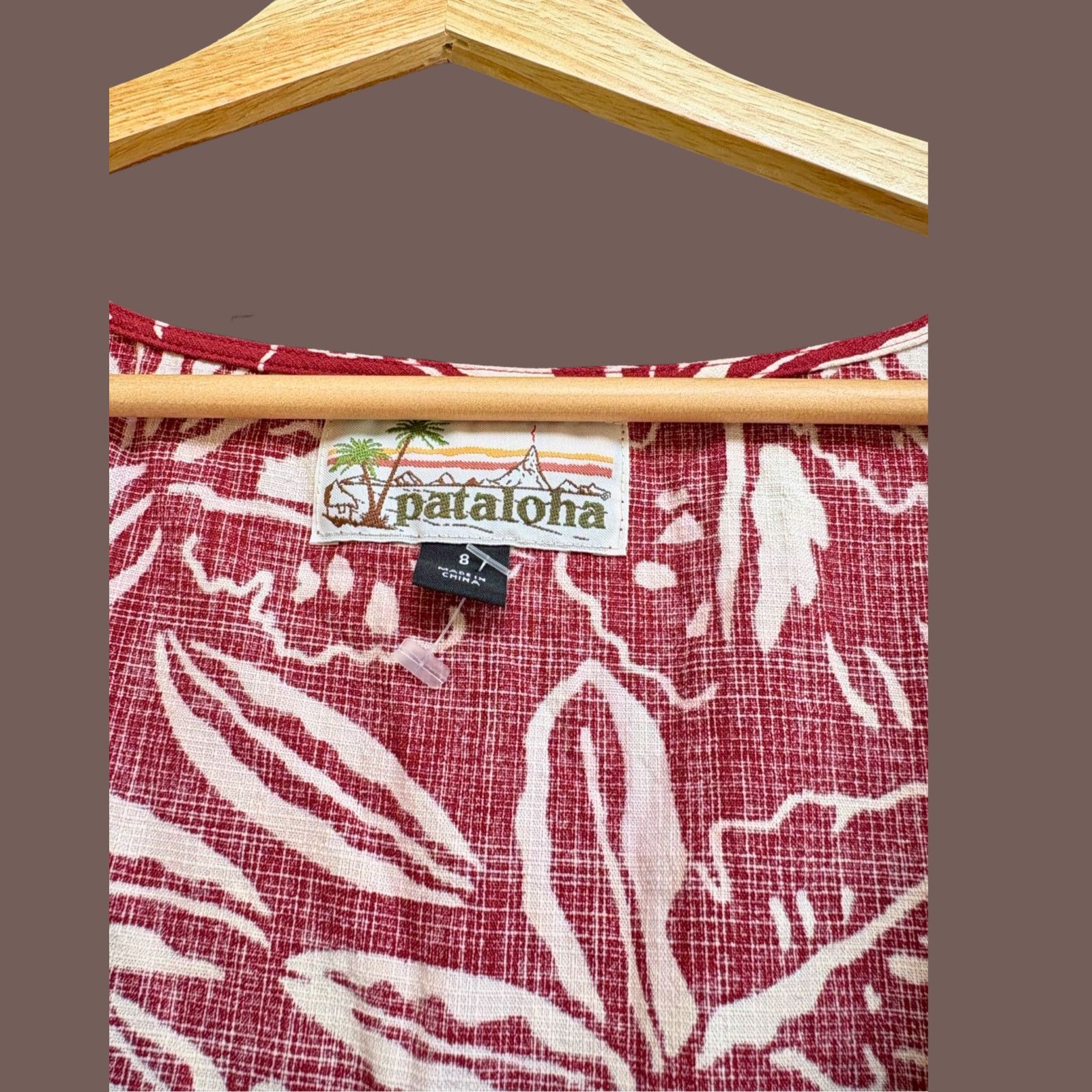Patagonia VTG Sundress | Pataloha Red Floral Cotton | Aloha-core Size M / US 6-8 / IT 42-44 - 2 Thumbnail