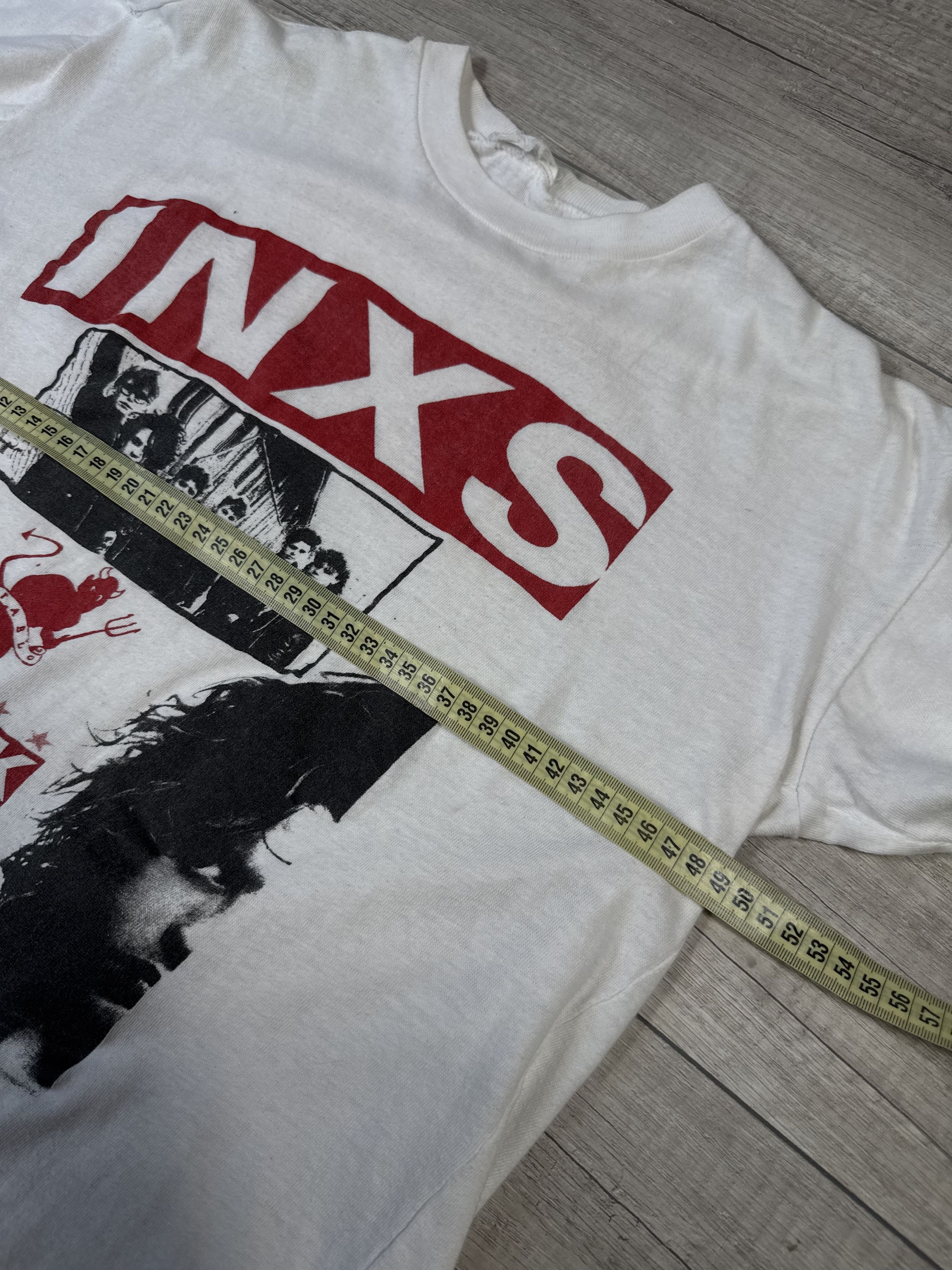 Band Tees INXS Kick Diablo 1987 Vintage 80s Australian Rock Band Size US M / EU 48-50 / 2 - 8 Thumbnail