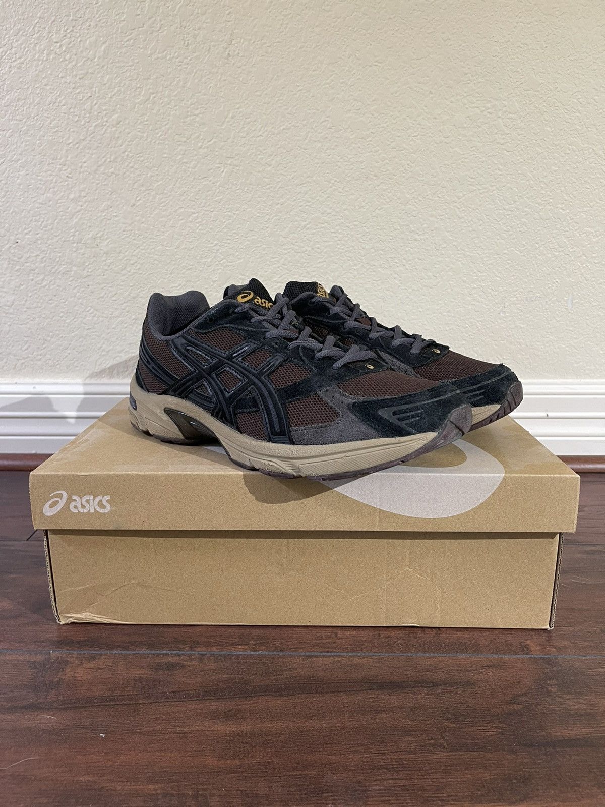 Asics RARE - ASICS Gel 1130 Coffee/Black - US 10 Size US 10 / EU 43 - 5 Thumbnail