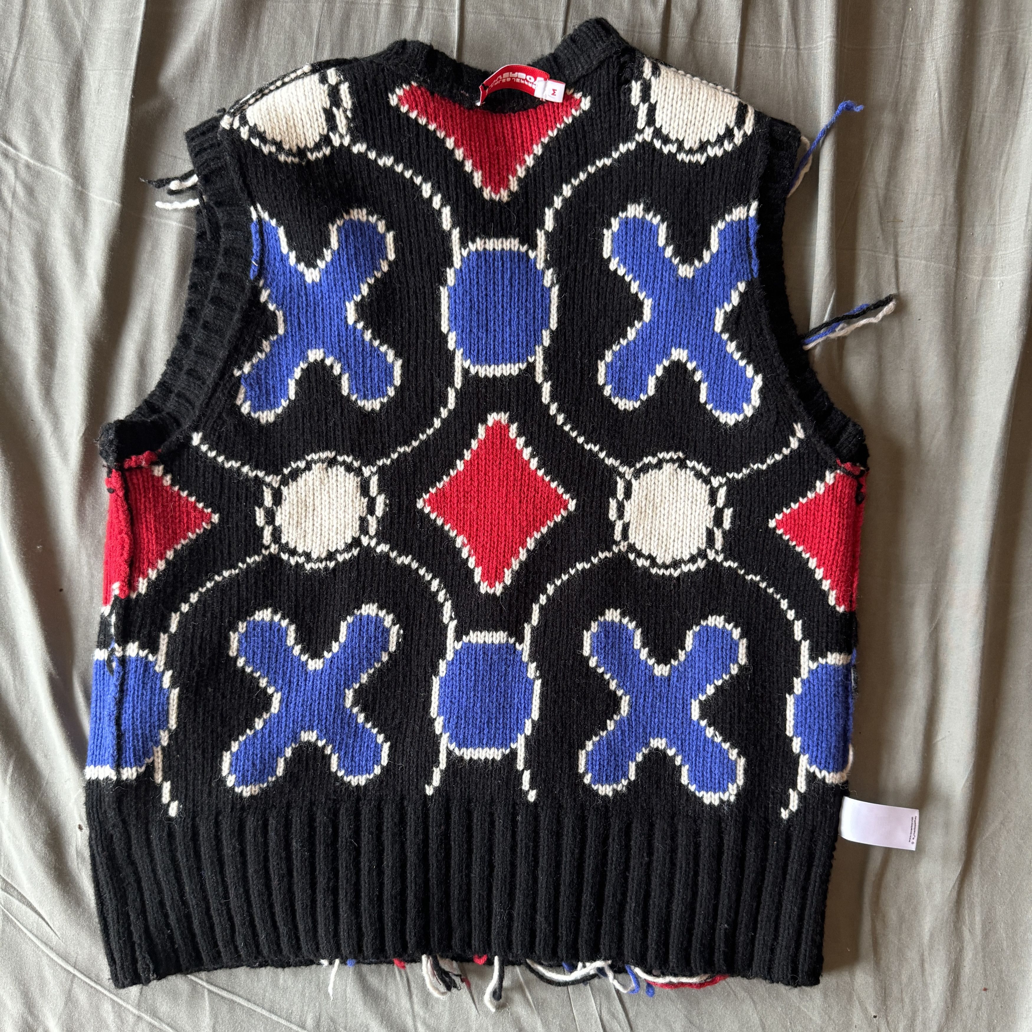 Charles Jeffrey LOVERBOY Charles Jeffrey Loverboy Guddle tassel intarsia-knit tank Size US M / EU 48-50 / 2 - 10 Thumbnail