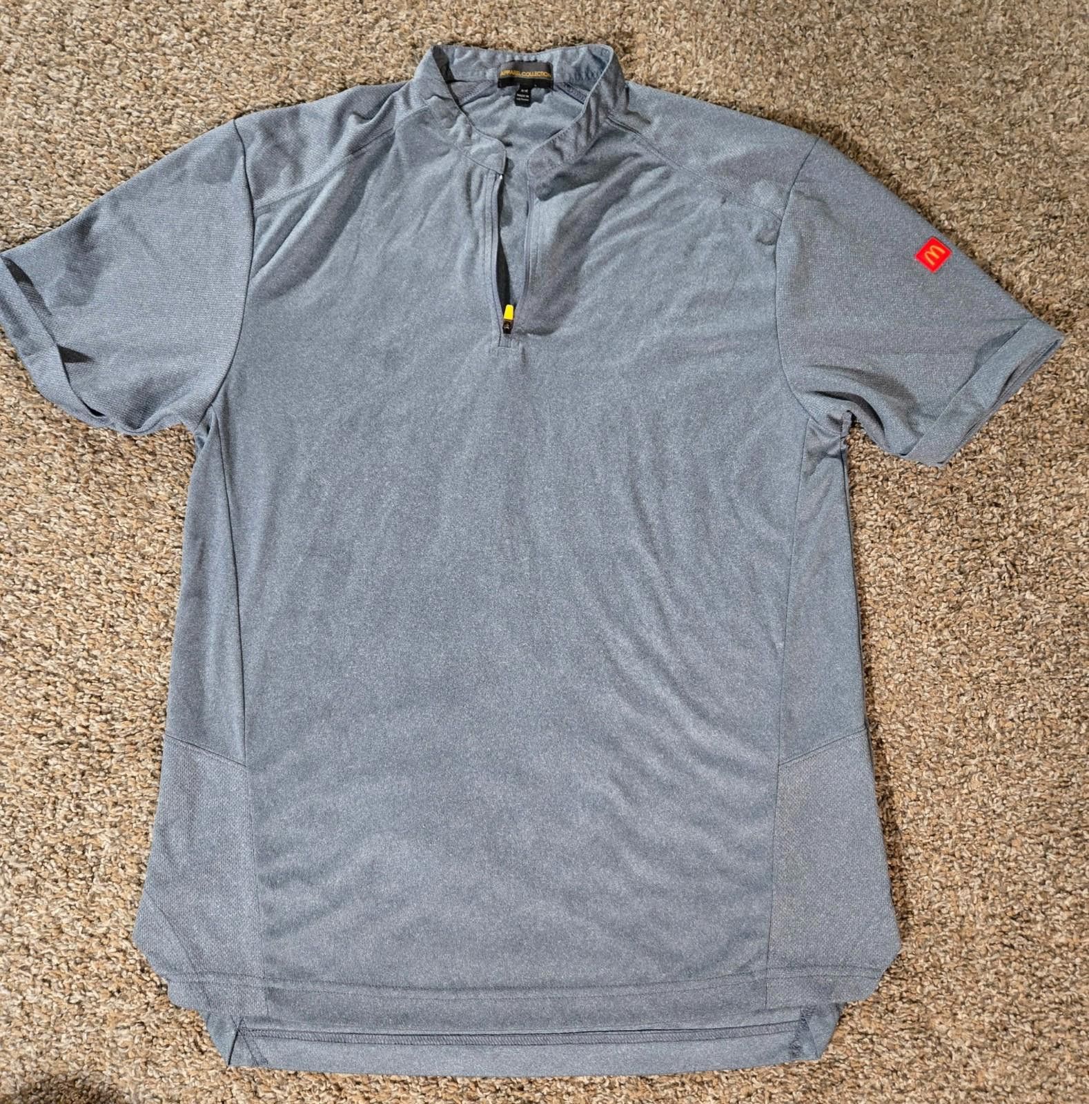 Designer McDonalds Apparel Collection 1/4 Zip Employee Uniform M R Size ONE SIZE - 1 Thumbnail