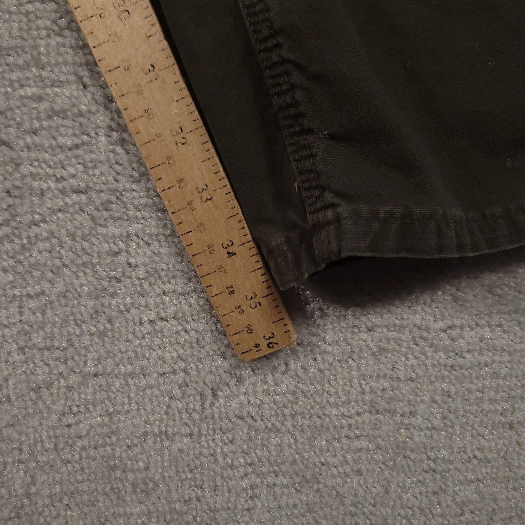 Carhartt Carhartt Pants Mens 32x35 Green Carpenter Work Utility Hammer Loop Canvas Rugged Size US 32 / EU 48 - 3 Thumbnail