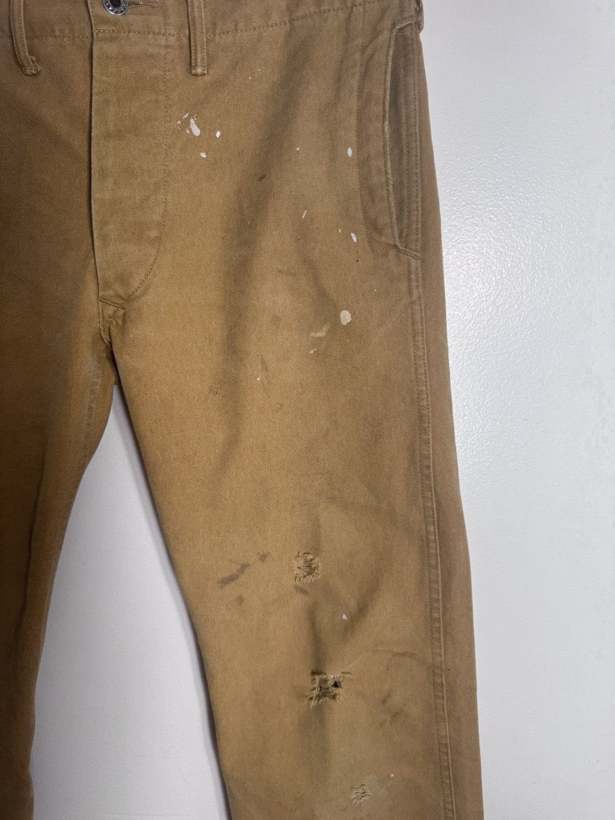 Polo Ralph Lauren × RRL Ralph Lauren RRL distressed canvas pant Size US 30 / EU 46 - 3 Thumbnail