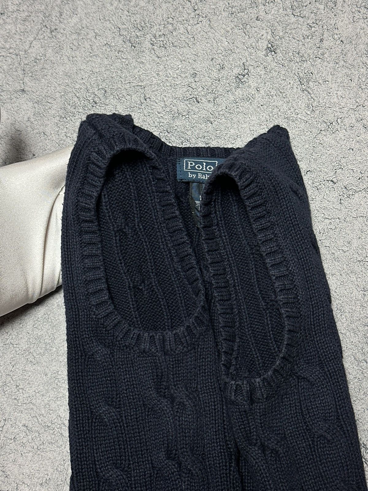 Polo Ralph Lauren Vintage Polo Ralph Lauren Kids Cable Knit Vest 24m 2y Size US XXS / EU 40 - 8 Thumbnail