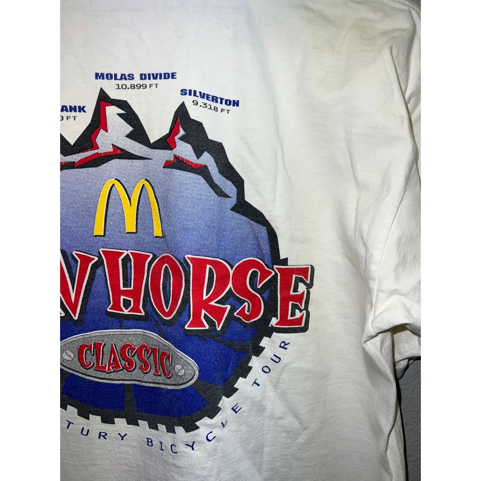 Gildan Vintage Iron Horse Classic Shirt Bicycle Tour Mcdonald Tee L Size US L / EU 52-54 / 3 - 8 Thumbnail