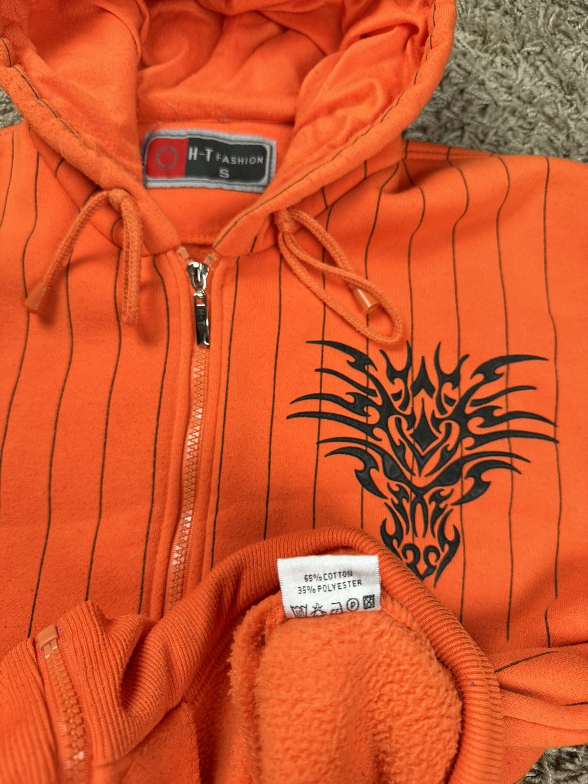Tribal Streetwear Zip Hoodie Tribal y2k original hiphop casual skate item Size US M / EU 48-50 / 2 - 3 Thumbnail