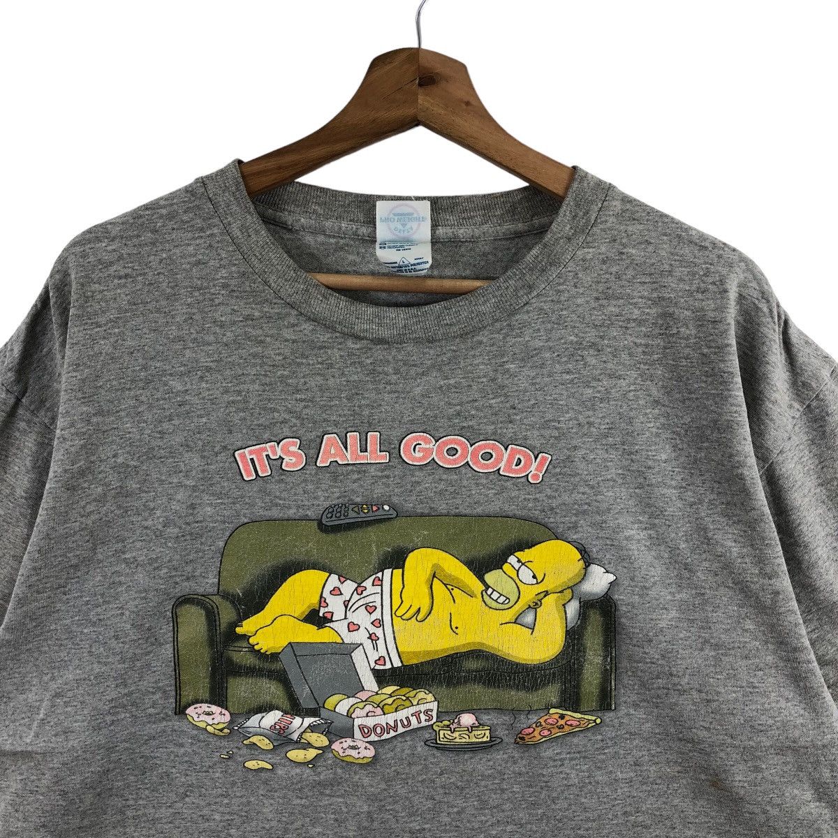 The Simpsons × Vintage Vintage 90s THE SIMPSON T-Shirt American Sitcom Cartoon Size US XL / EU 56 / 4 - 2 Thumbnail