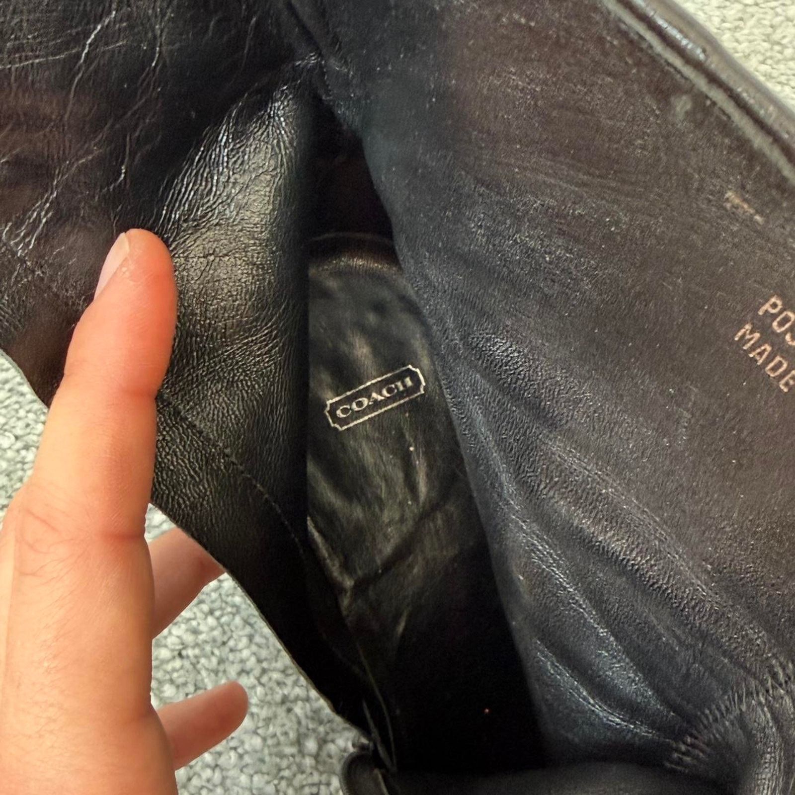 Coach Vintage Black Coach Boots Size US 5.5 / IT 35.5 - 6 Thumbnail