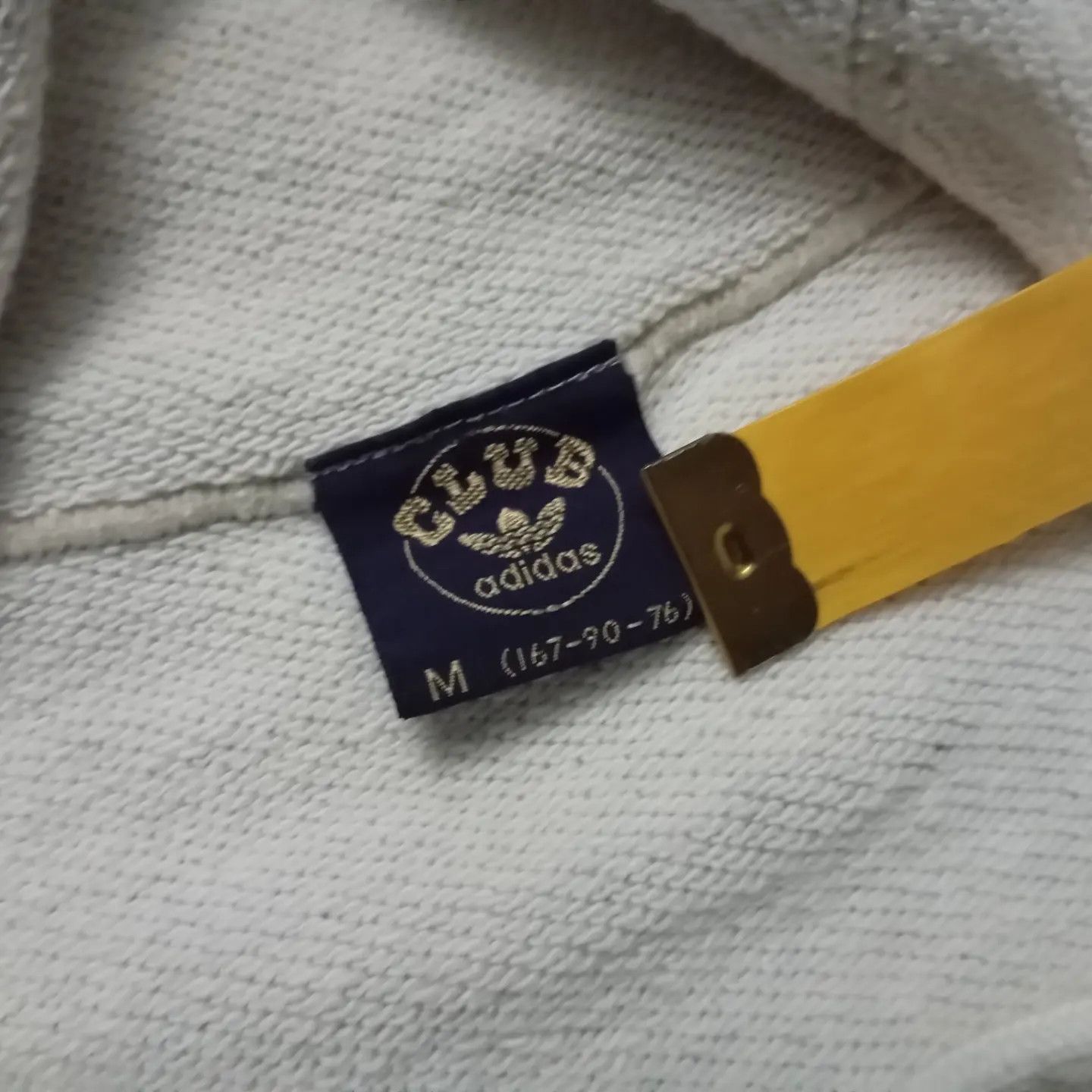 Adidas VTG 90s Club Adidas hoodie zipper vintage retro classic Size US S / EU 44-46 / 1 - 4 Thumbnail