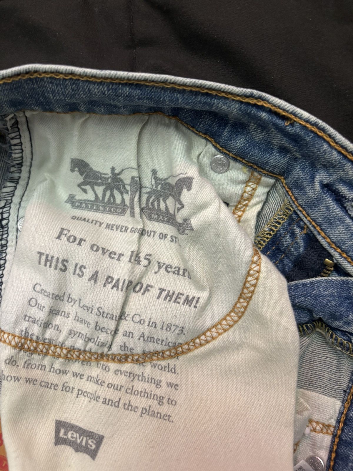 Levi's Levis Blue Skinny Jeans Size US 32 / EU 48 - 6 Thumbnail