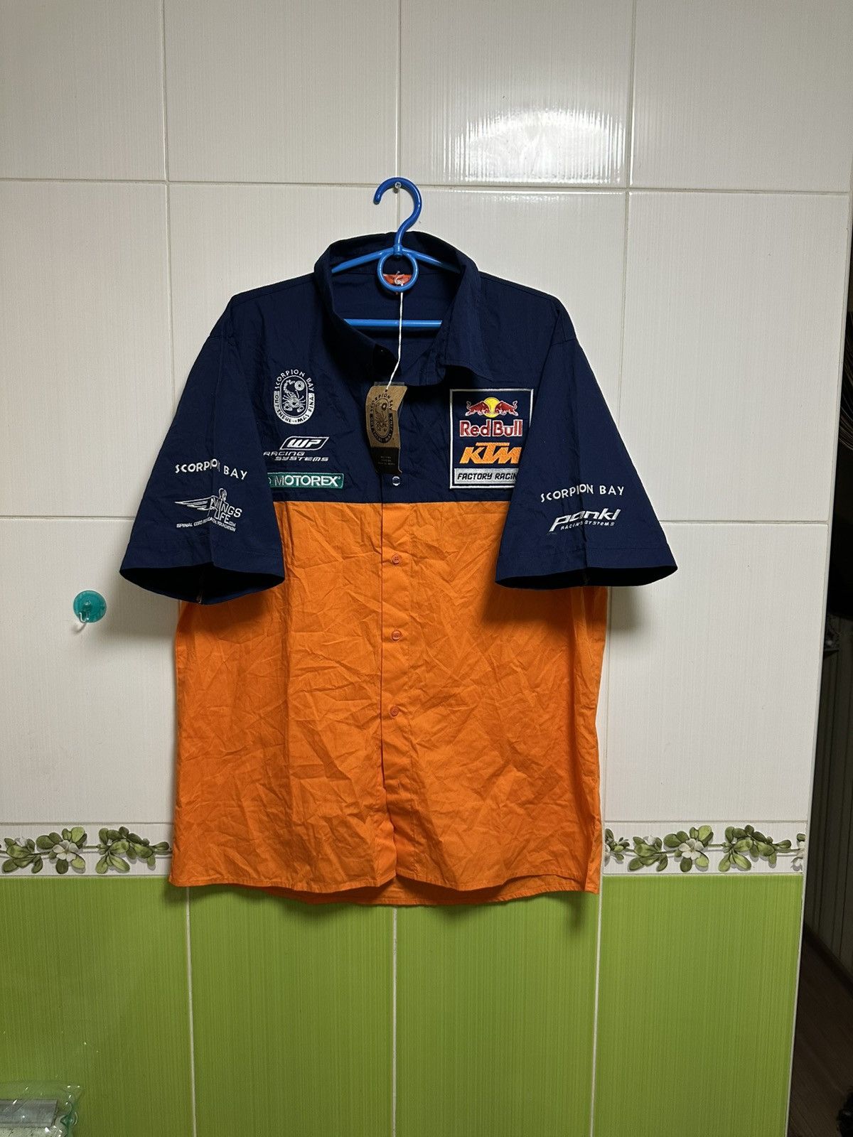 Red Bull × Vintage KTM Powerwear Red Bull Factory Racing Button shirt size 2XL Size US XXL / EU 58 / 5 - 1 Thumbnail