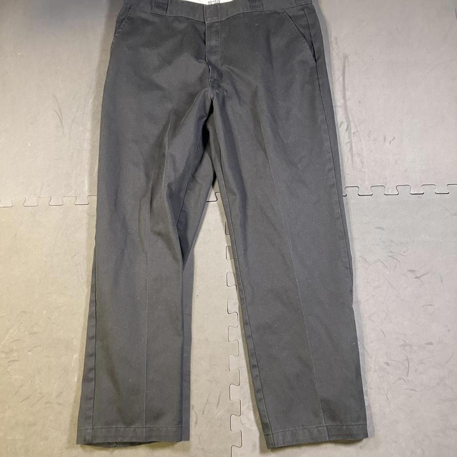 Dickies Dickies Men's Grey and Black Trousers Size US 36 / EU 52 - 2 Thumbnail