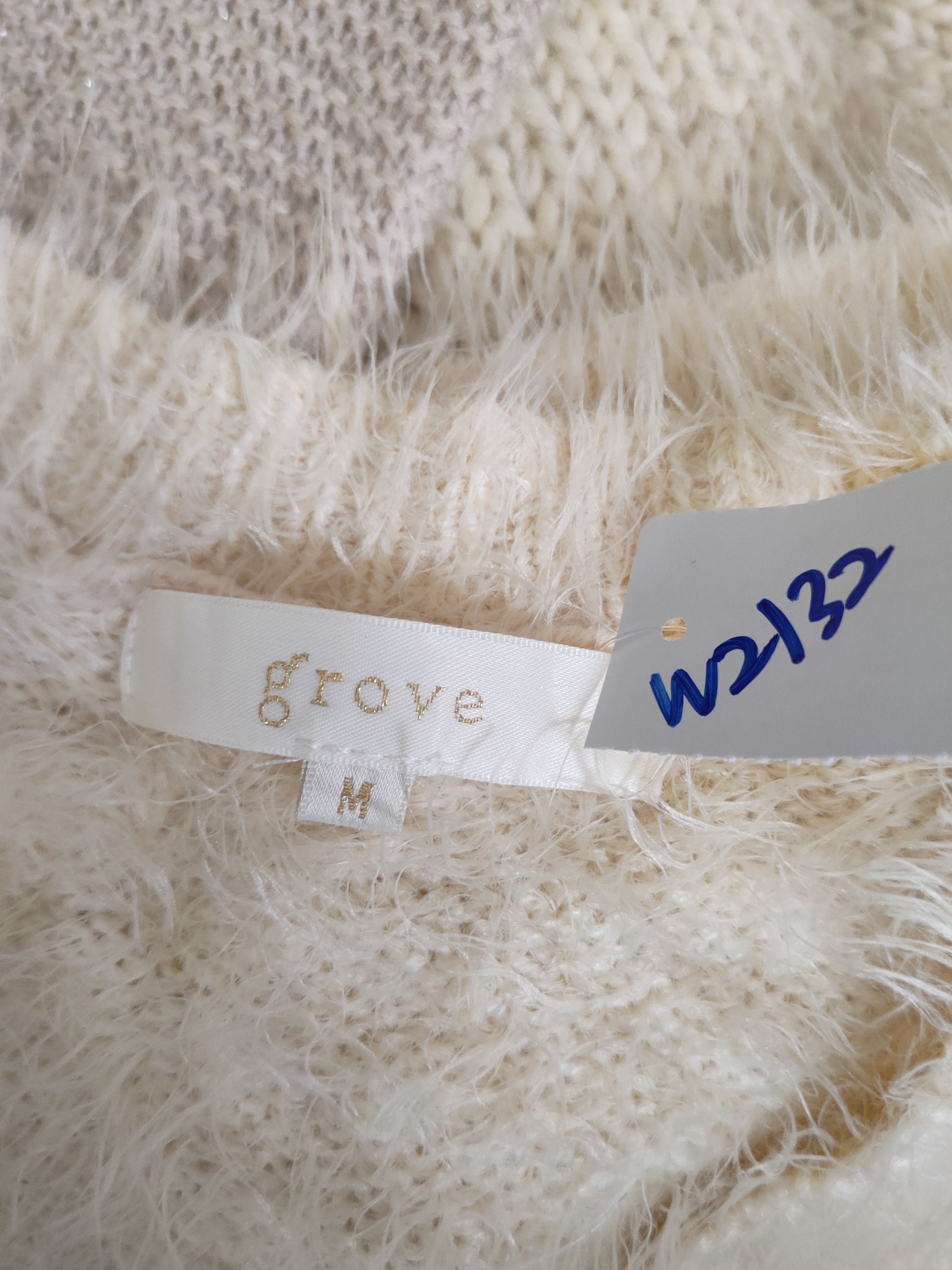 Japanese Brand × Vintage Grove Light Brown Shag Shaggy Fur Mohair Knitwear #W2132 Size S / US 4 / IT 40 - 12 Thumbnail