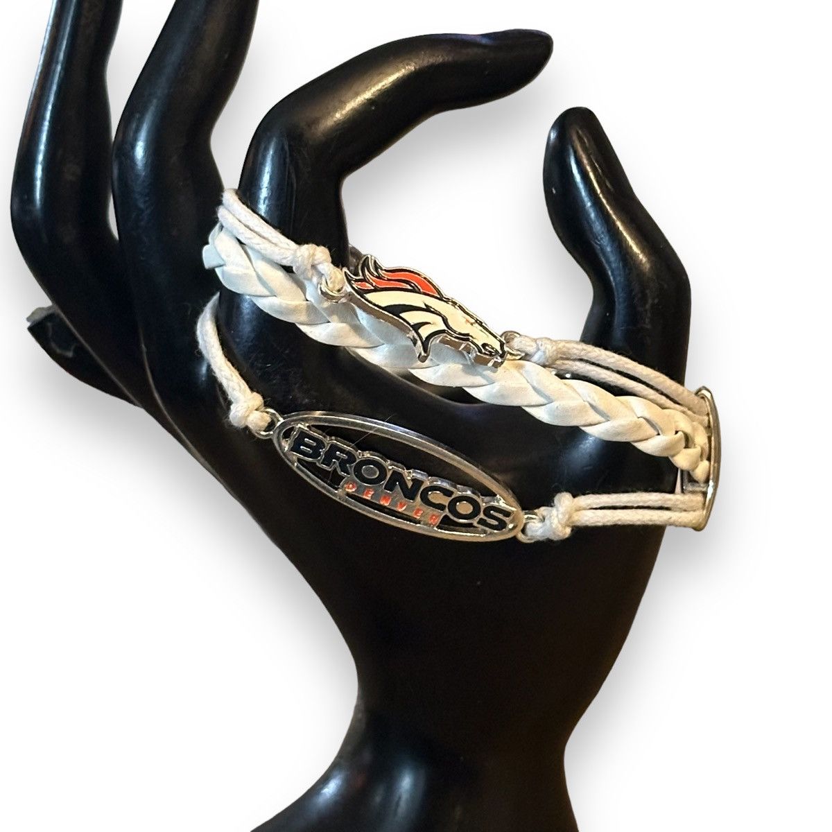 Other Denver Broncos multi strand leather bracelet Size ONE SIZE - 3 Thumbnail