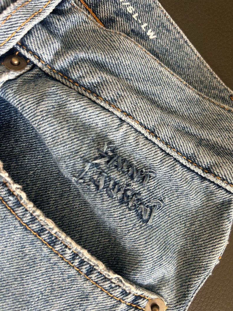 Saint Laurent Paris Saint Laurent Paris 2018SS bilateral knee knife cut and de Size US 28 / EU 44 - 3 Thumbnail