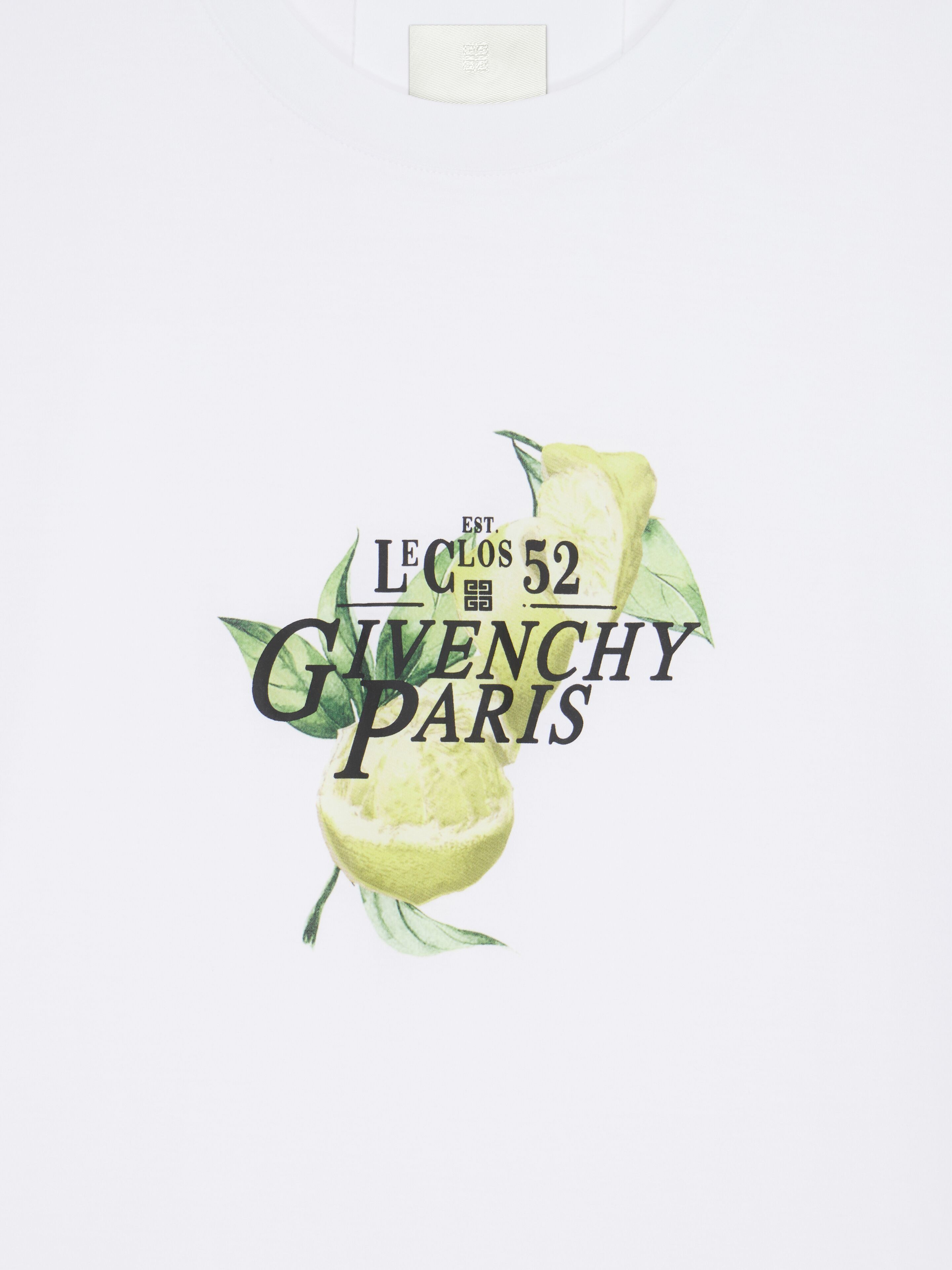 Givenchy o1srvl11e1225 T-Shirt With Lemons Print in White Size US XXL / EU 58 / 5 - 3 Thumbnail