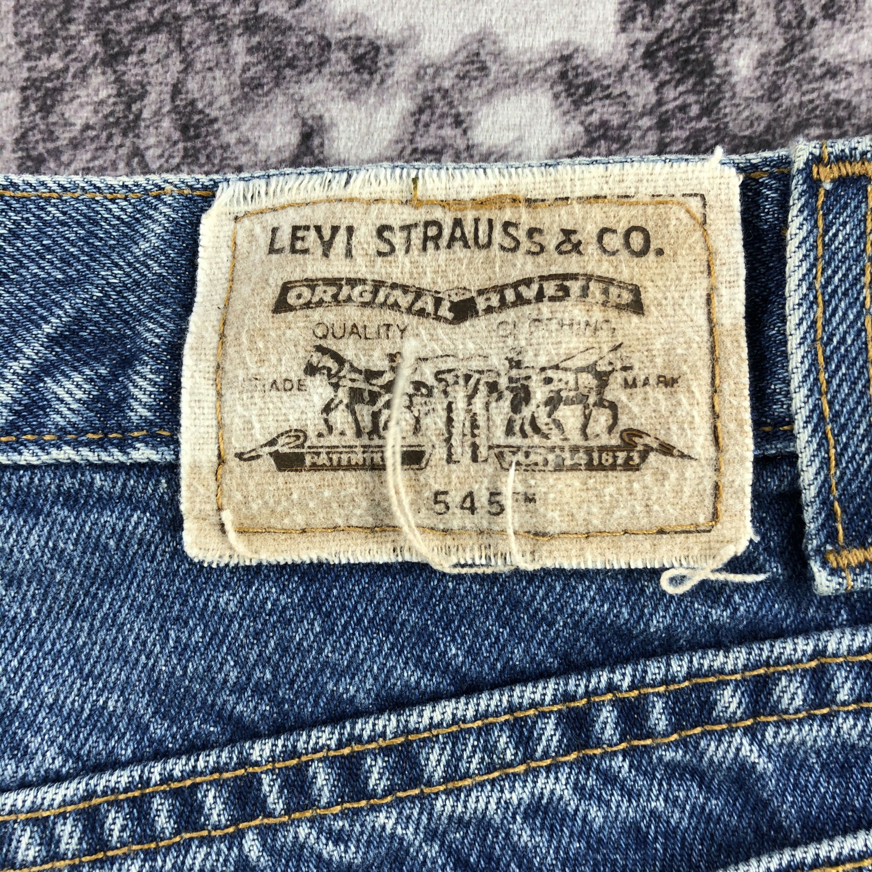 Levi's × Vintage 90s Vintage Baggy Levis 545 Jeans-JM3177 Size US 40 / EU 56 - 5 Thumbnail