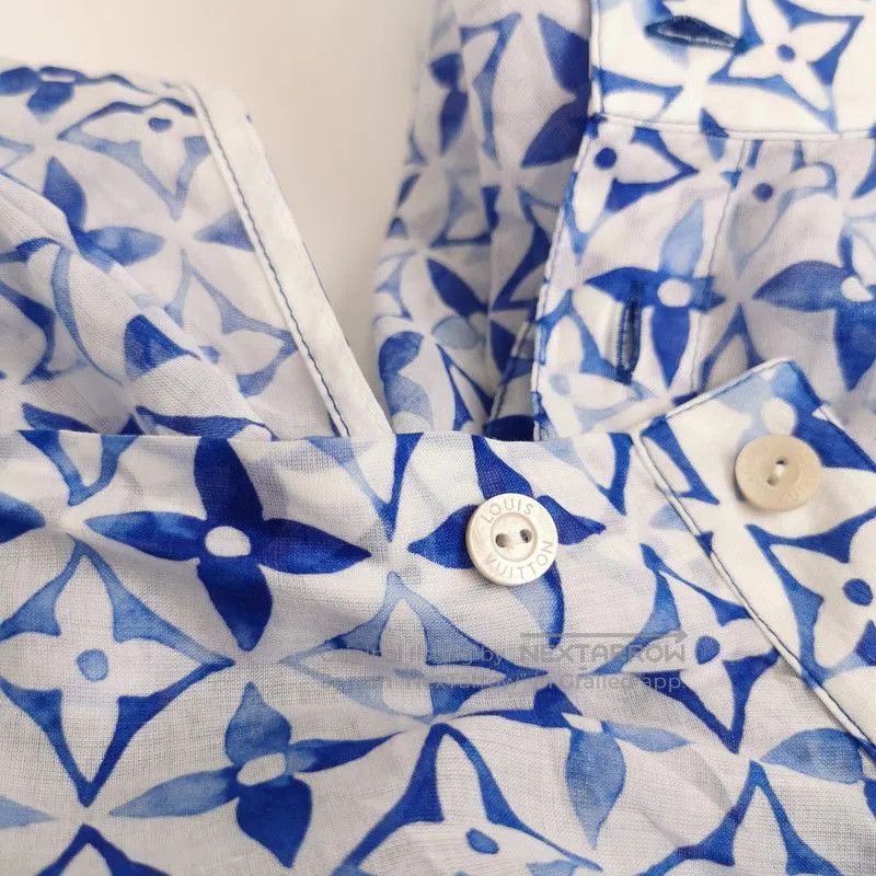 Louis Vuitton Louis Vuitton Monogram Flower Tile Cotton Dress. Size US 38 / EU 54 - 3 Thumbnail
