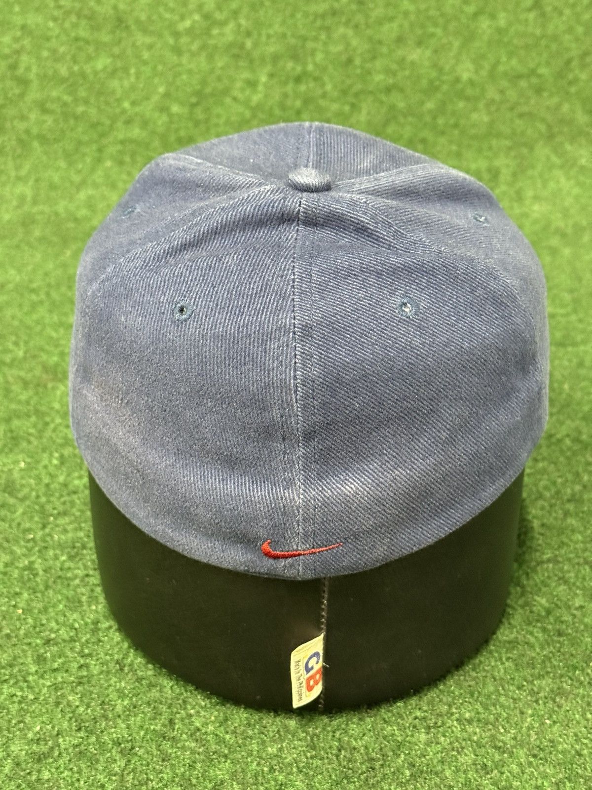 Nike Vintage 90s Nike Script Logo Swoosh Hat Size ONE SIZE - 2 Thumbnail