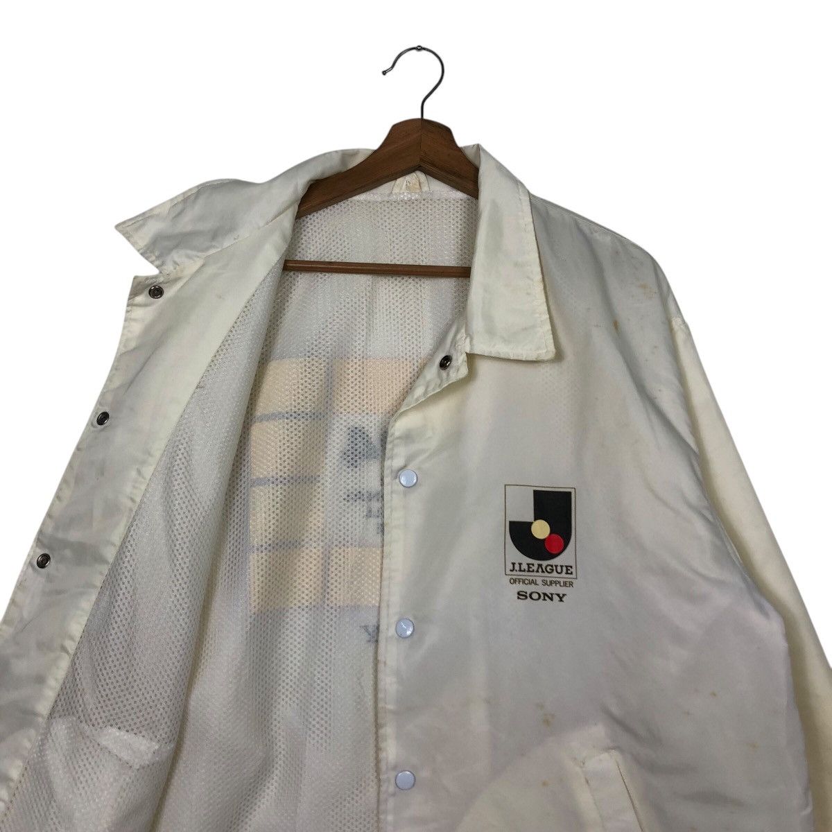 Japanese Brand Vintage 1994 J.League Sony Big Logo Sportswear Issey Miyake Size US M / EU 48-50 / 2 - 13 Thumbnail