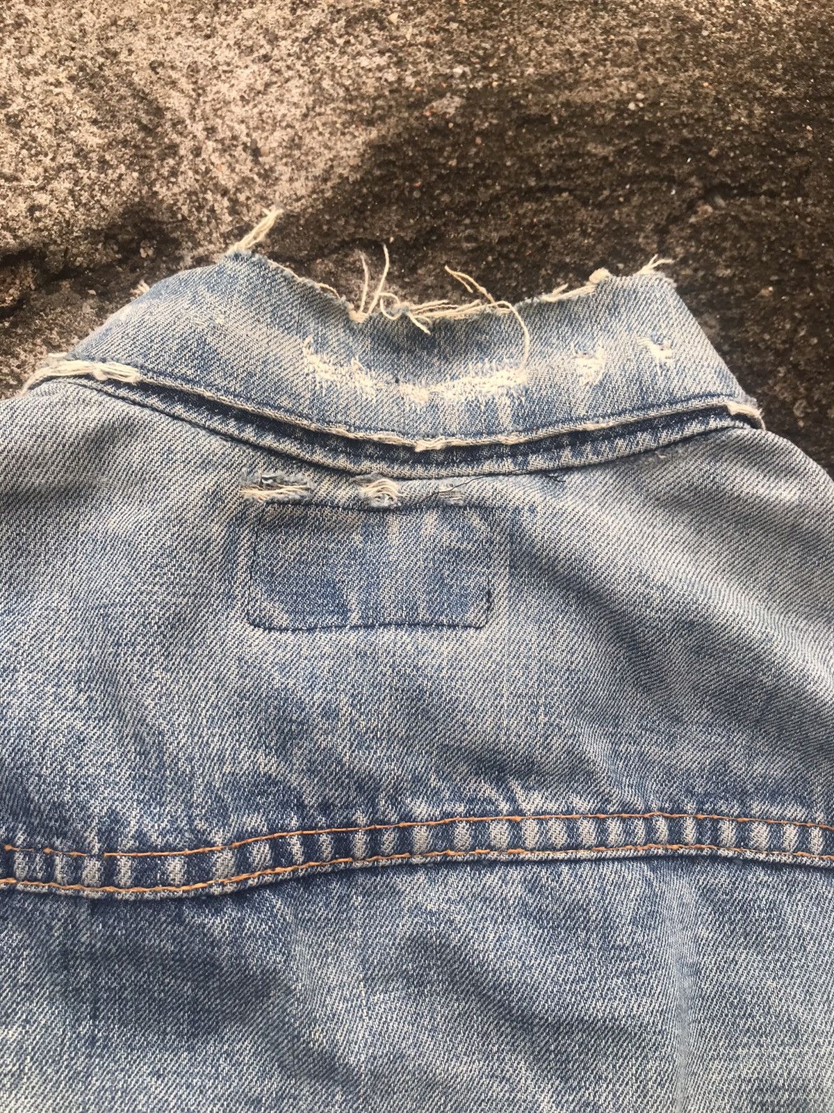 Levi's True Vintage Distressed Levis Trucker Jacket Big E Size US S / EU 44-46 / 1 - 19 Thumbnail