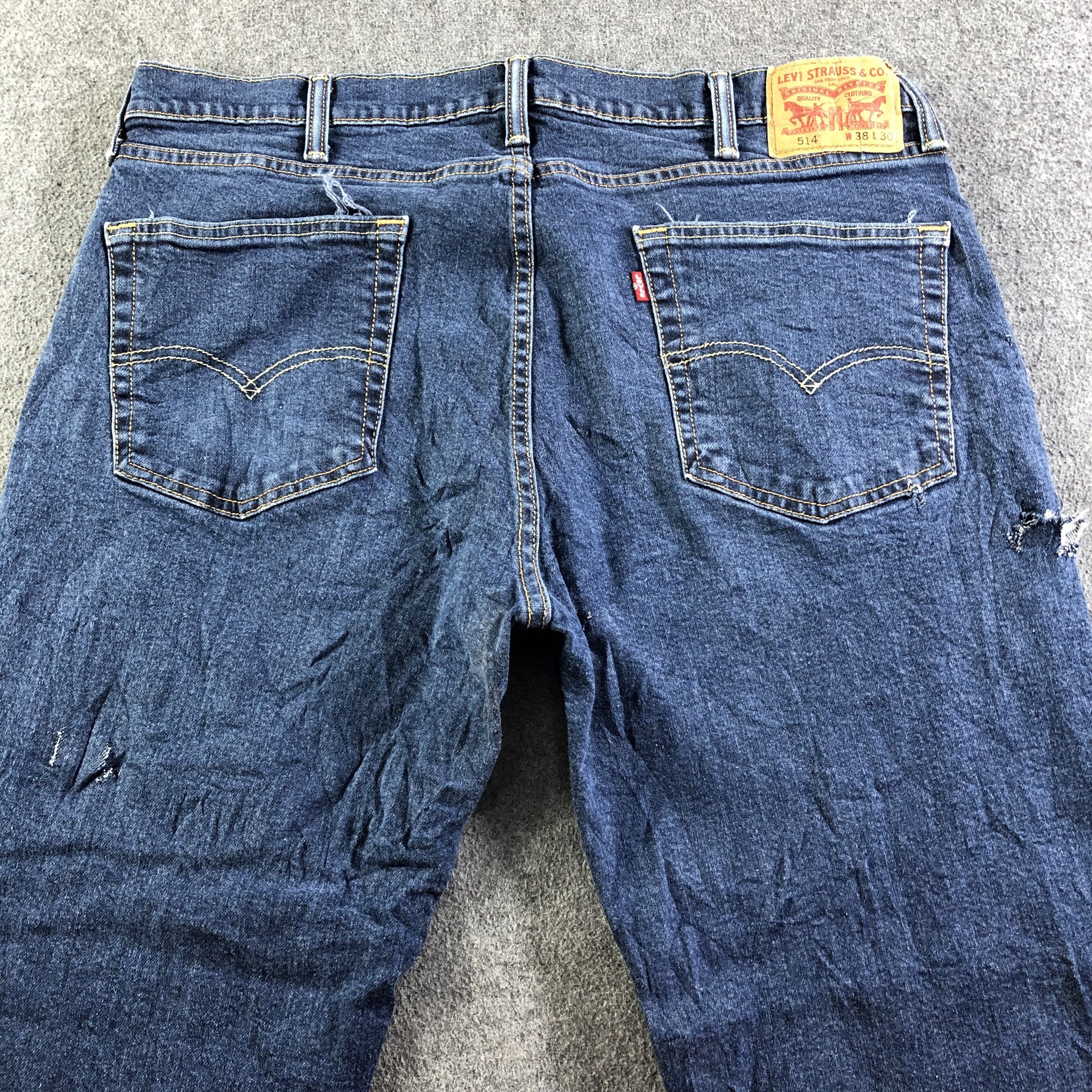 Levi's Vintage Blue Wash Levis 514 Jeans-J3709 Size US 38 / EU 54 - 4 Thumbnail