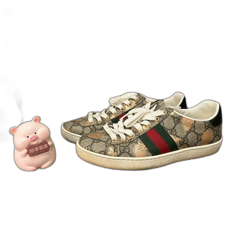 Gucci GUCCI Ace Canvas Fashion Sneakers for Women Size US 5 / IT 35 - 1 Thumbnail