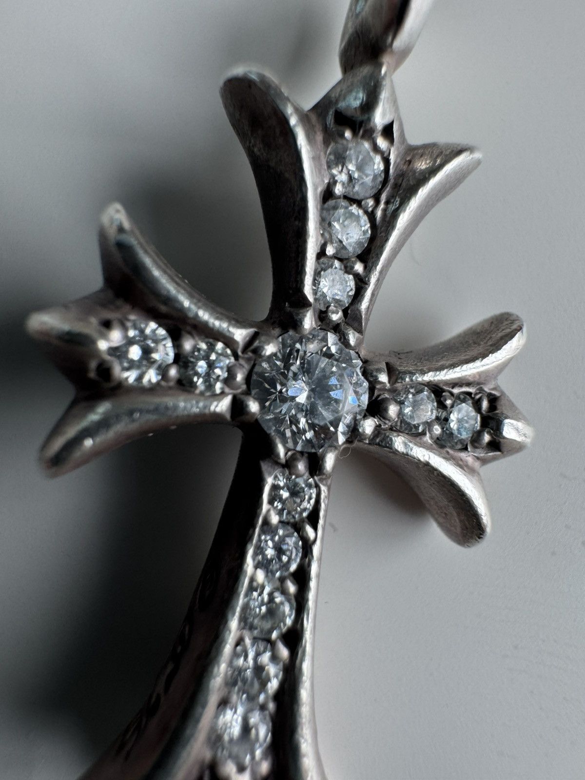 Chrome Hearts Chrome Hearts Diamond Tiny Cross Size ONE SIZE - 2 Thumbnail