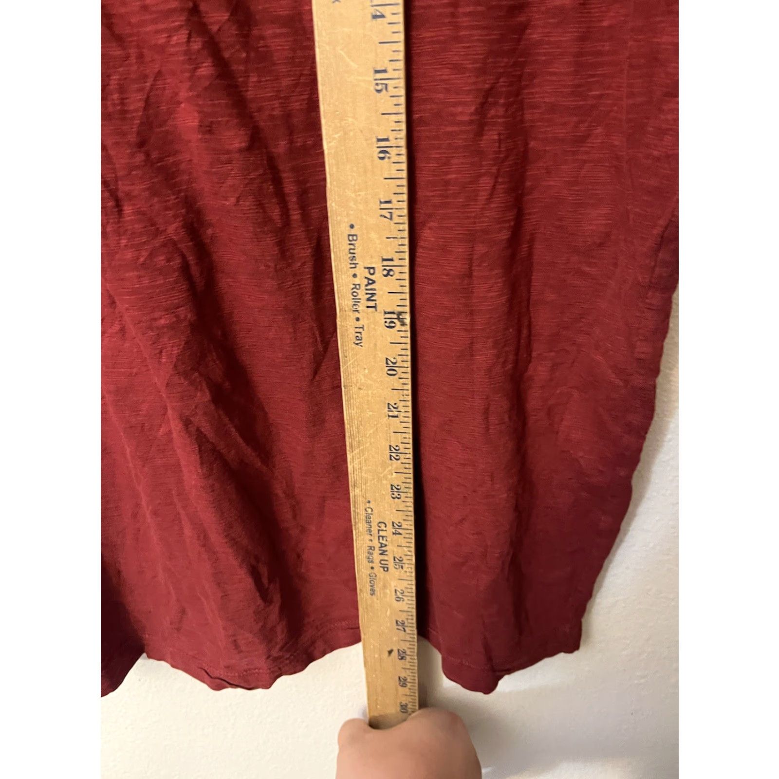 Express VINTAGE Express Shirt Mens Large Red Graphic Print V-Neck 100% Cotton Slim Logo - Express Outlet Size US M / EU 48-50 / 2 - 3 Thumbnail