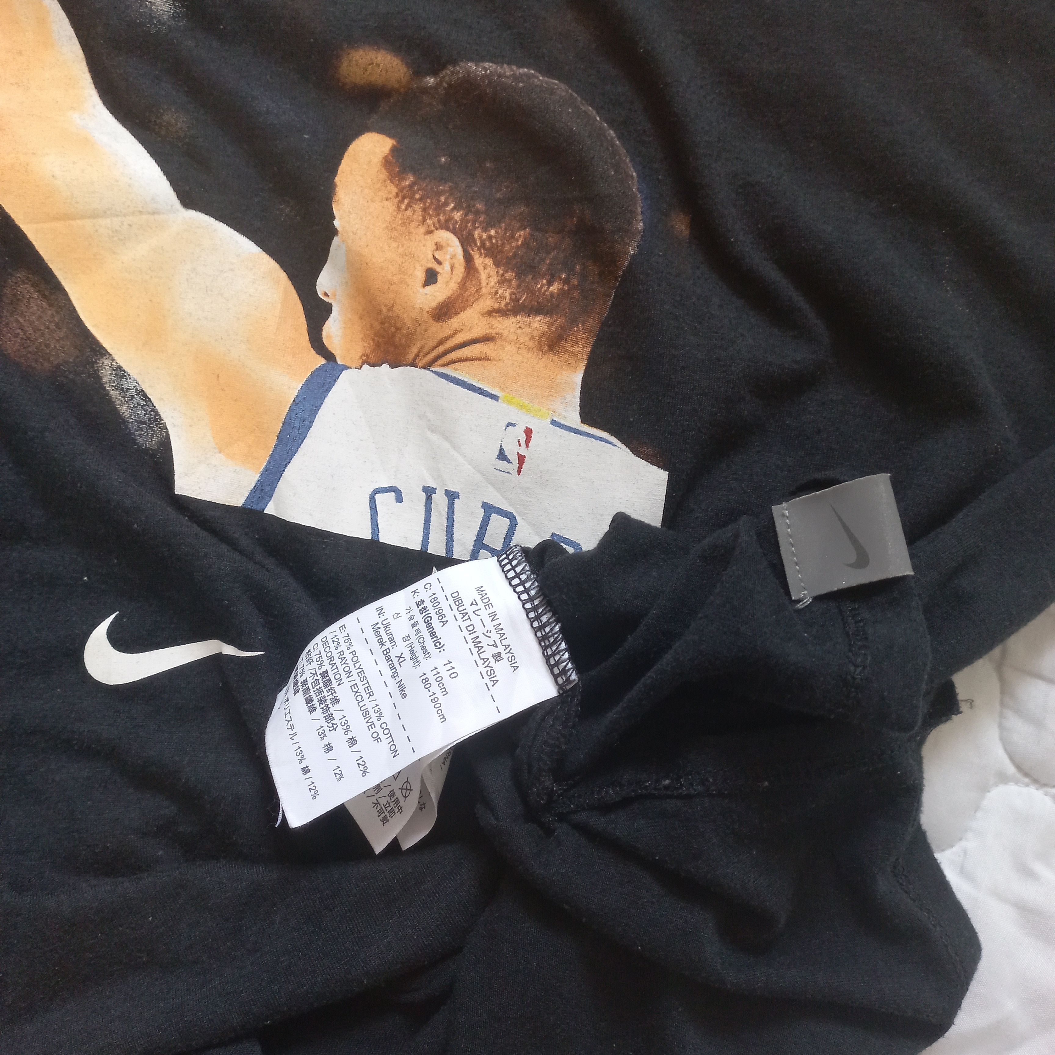 NBA × Nike NIKE STEPH CURRY GOLDEN STATE WARRIORS NBA PLAYOFFS Size US XL / EU 56 / 4 - 3 Thumbnail