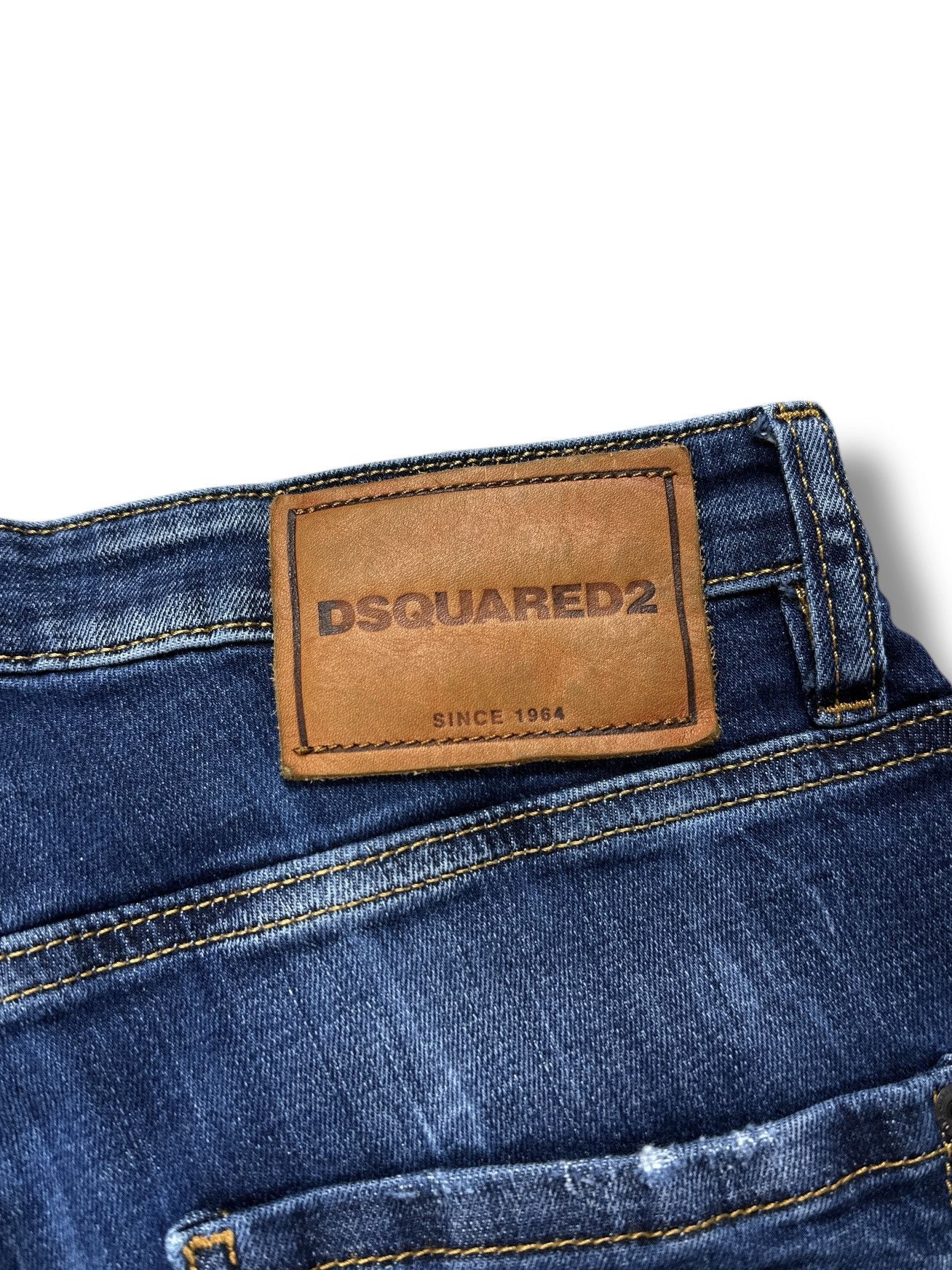 Dsquared2 Dsquared2 Painted Distressed Ripped Skinny Jeans Stretch W32 Size US 32 / EU 48 - 16 Thumbnail