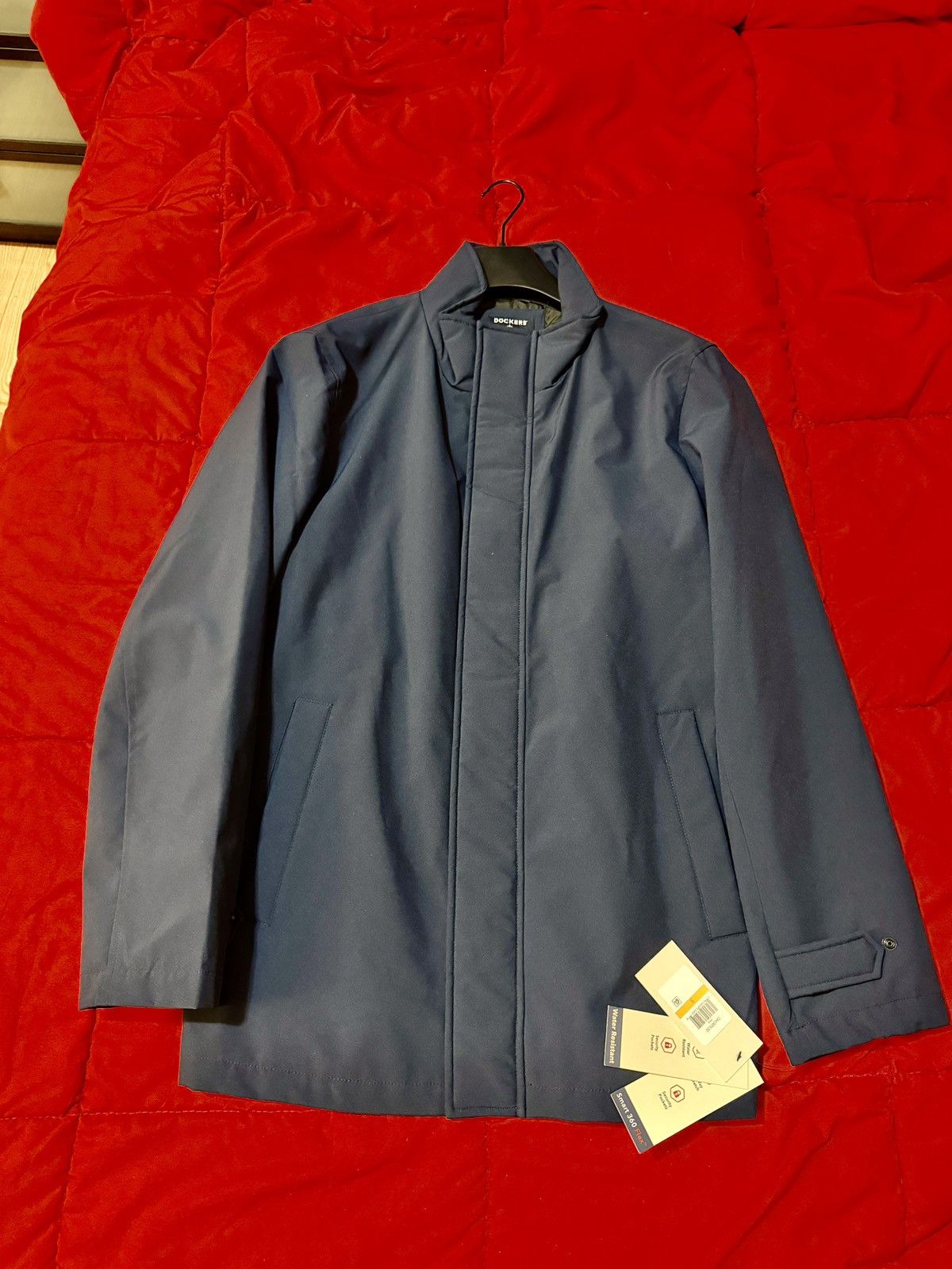 Dockers Dockers Navy Mens Raincoat Jacket size S Size US S / EU 44-46 / 1 - 1 Thumbnail