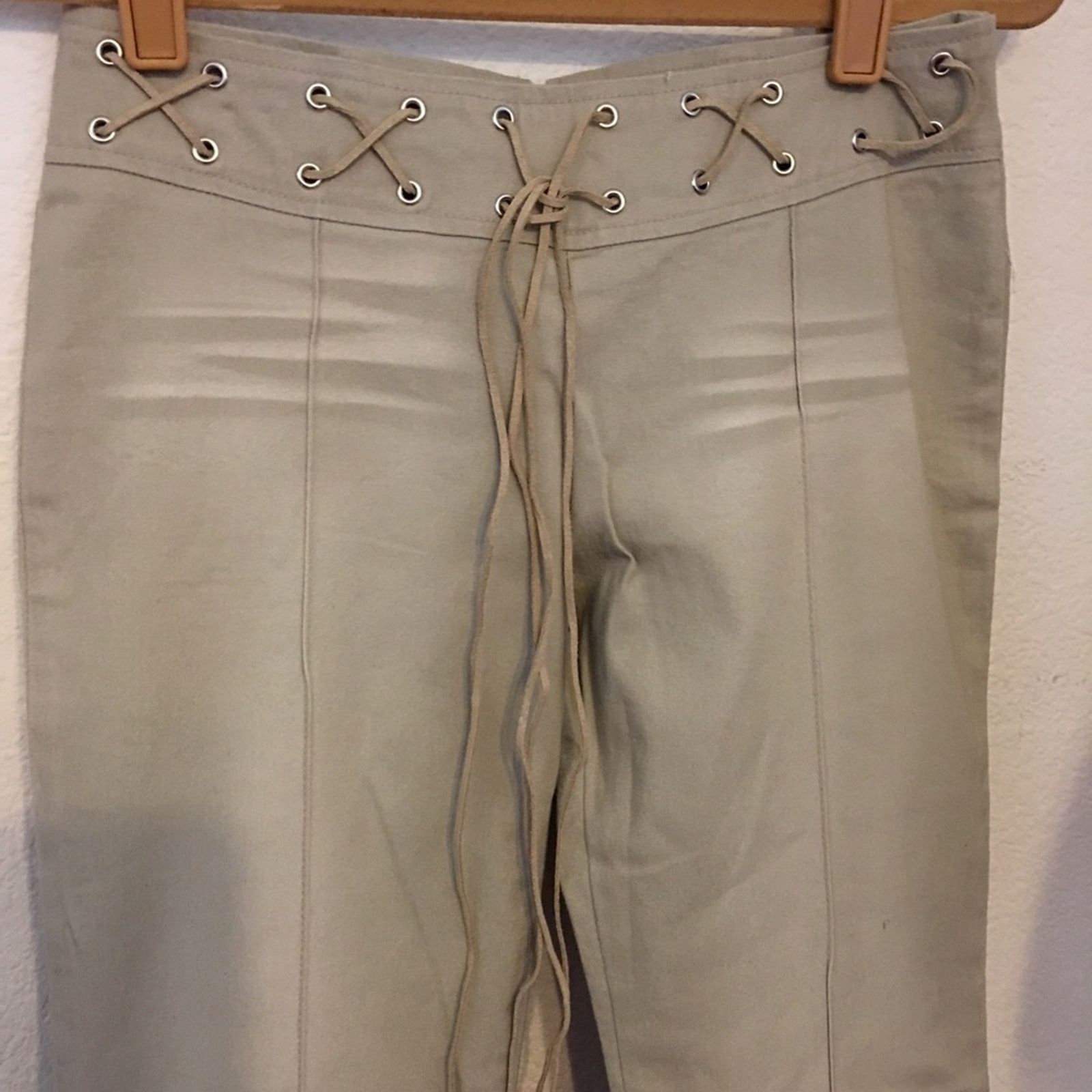 Vintage Vintage 90s Xi tan worn look corded jeans NWOT M Size 30" / US 8 / IT 44 - 2 Thumbnail