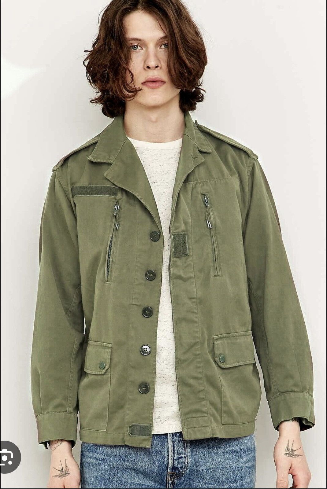 Other Vtg🔥FRENCH ARMY F1 Olive Filed Jacket Combat Coat Surplus Size US M / EU 48-50 / 2 - 1 Thumbnail