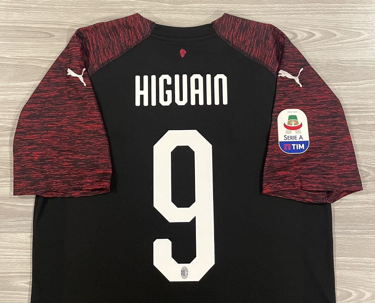 Puma Puma 2018/19 AC Milan Higuain #9 Soccer Jersey Men’s Medium Size US M / EU 48-50 / 2 - 7 Thumbnail