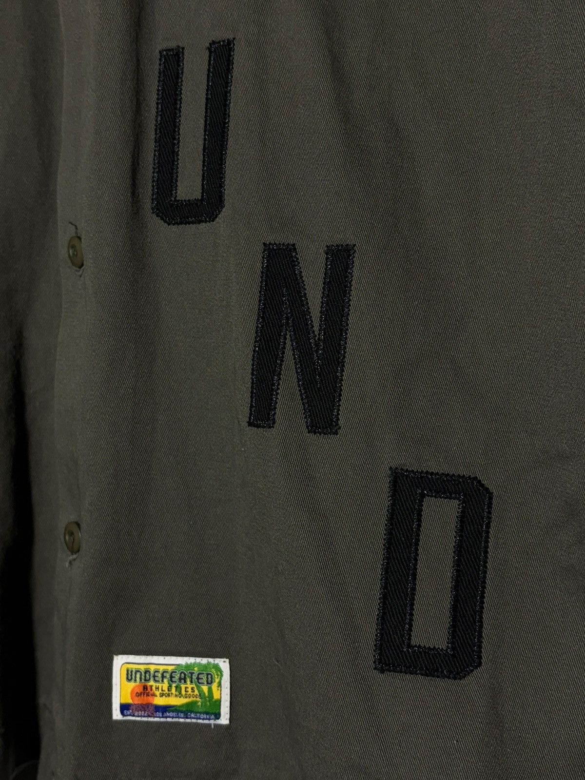 Undefeated Undefeated Military Army Green Button Up Shirt Size US S / EU 44-46 / 1 - 5 Thumbnail
