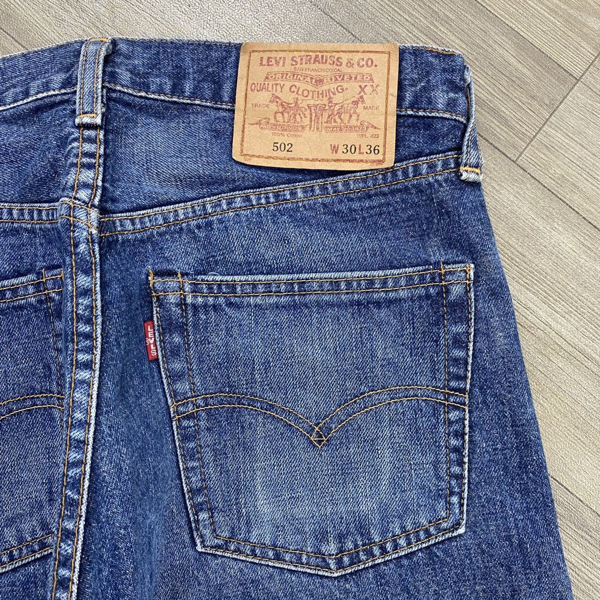 Levi's Vintage Clothing 1990s Vintage Levis 502XX LVC Big E Japan Selvedge Jeans Size US 30 / EU 46 - 15 Thumbnail