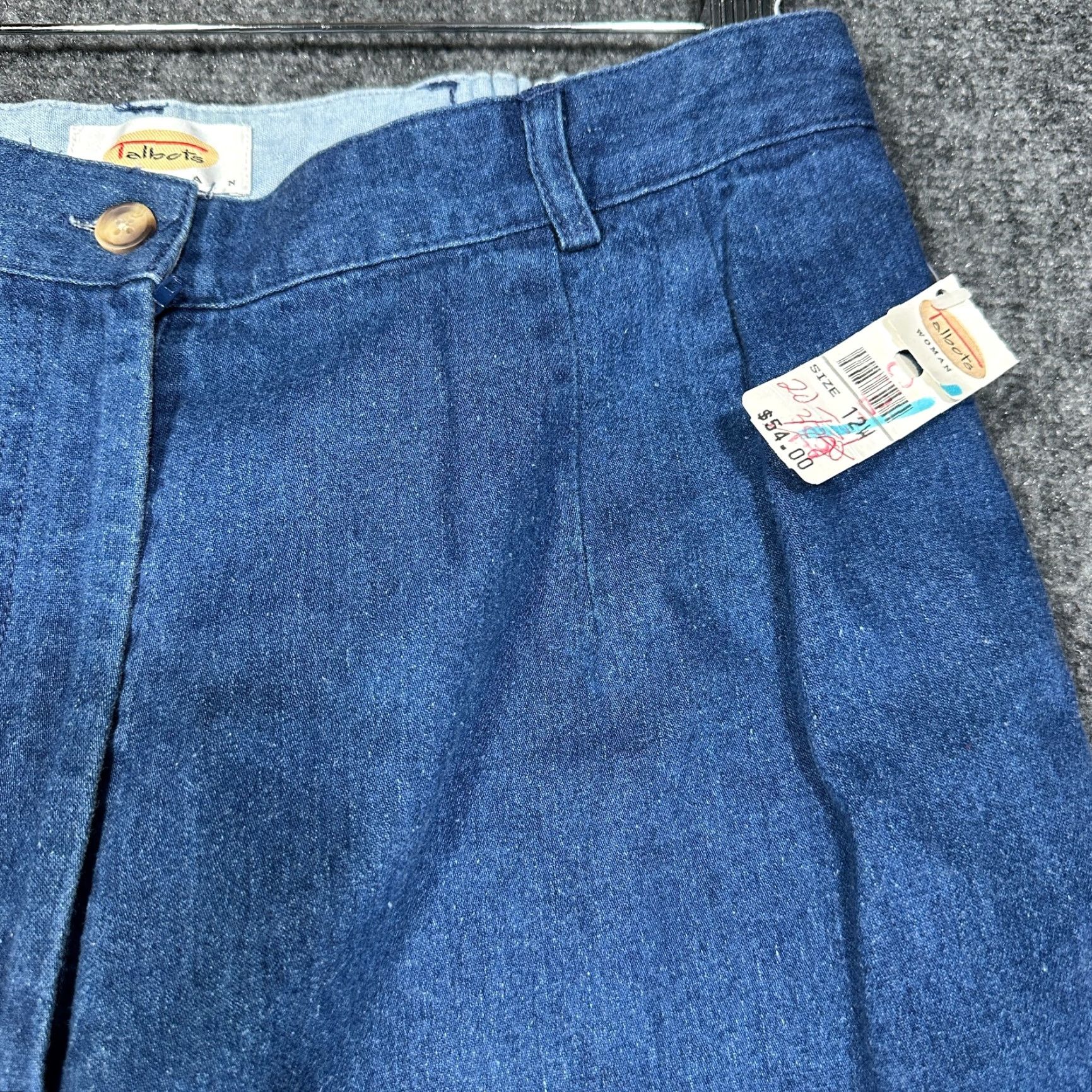 Talbots Talbots Jeans Womens 12W Cropped Cotton Straight Leg Pockets NEW Size 24" / US 00 / IT 34 - 4 Thumbnail