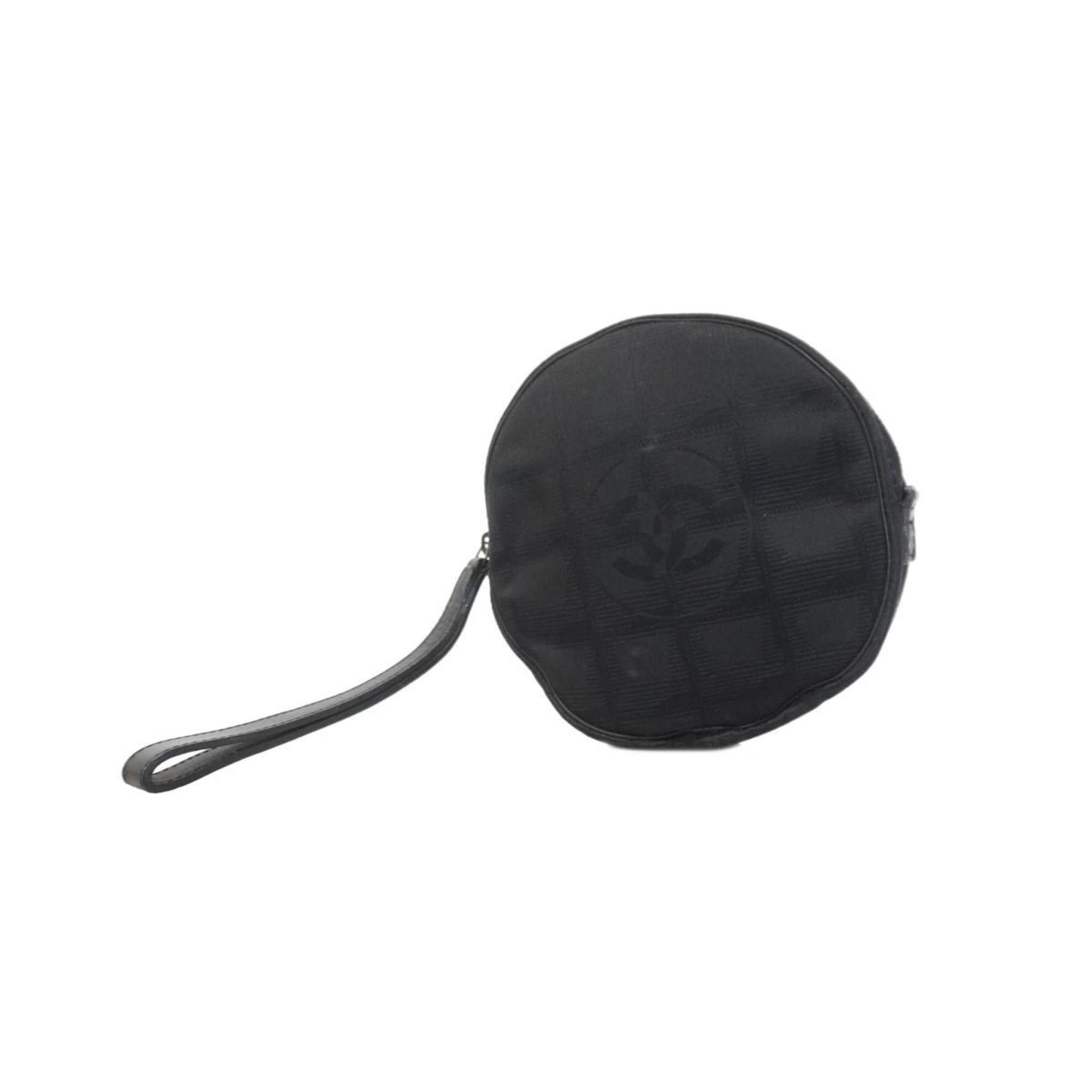 image of Chanel Pouch New Travel Nylon Black Women's