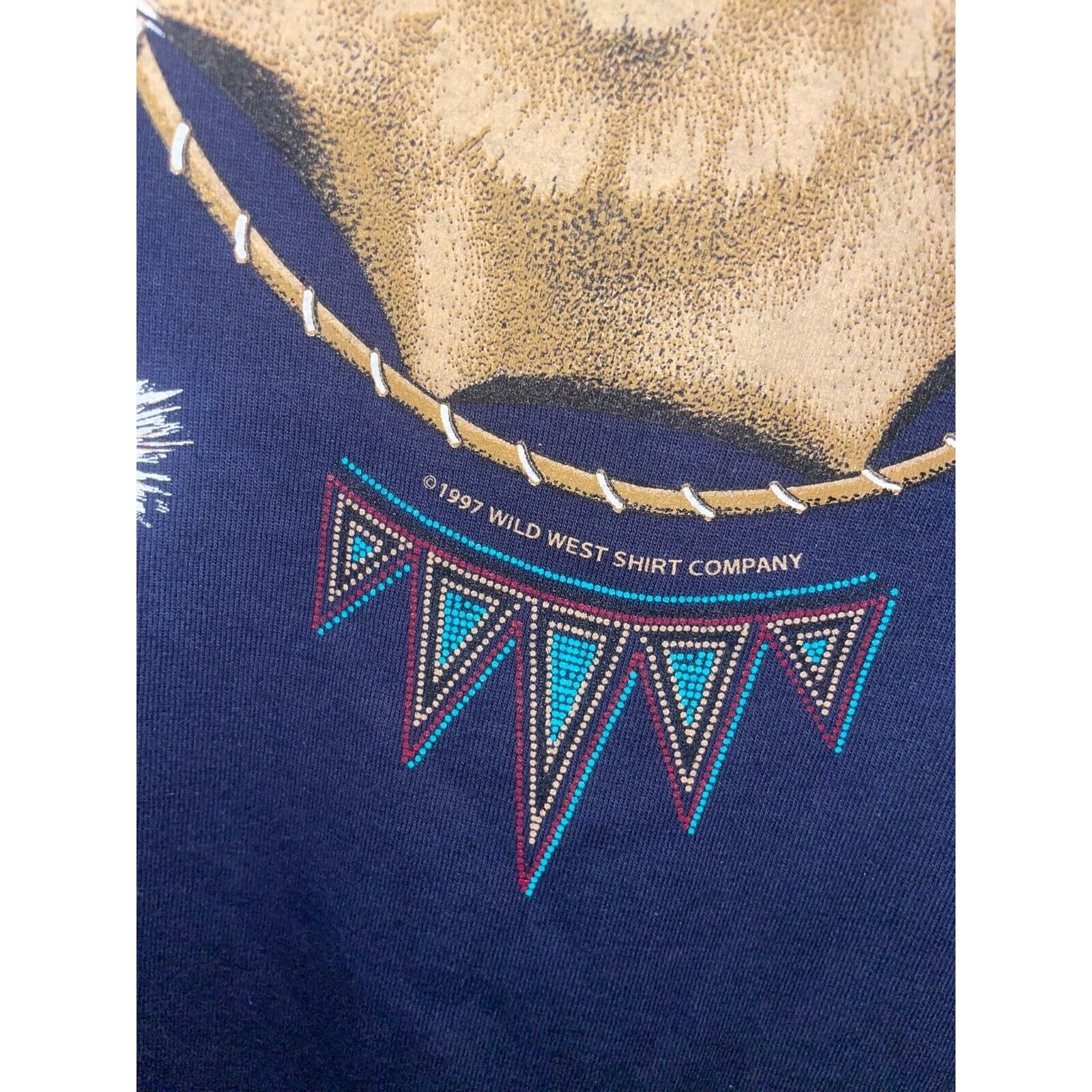 Jerzees Vintage New Mexico Shirt Native Animal Bear VTG 90s Large Size US L / EU 52-54 / 3 - 7 Thumbnail