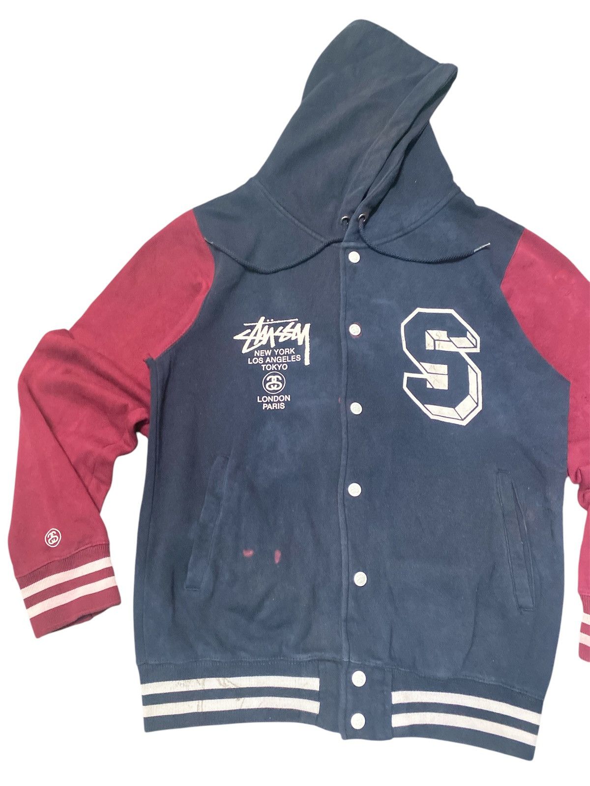 Stussy 💥RARE💥VINTAGE STUSSY VARSITY JACKET 🔥 Size US M / EU 48-50 / 2 - 3 Thumbnail