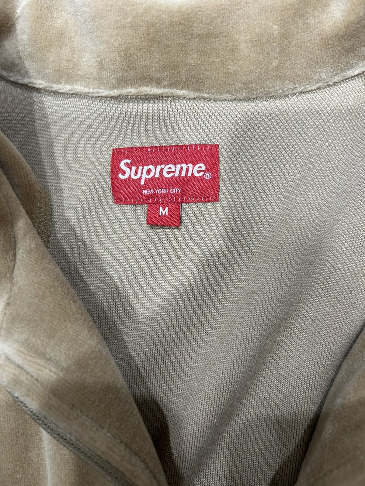 Supreme SUPREME HALF ZIP VELOUR PULL Size US M / EU 48-50 / 2 - 3 Thumbnail
