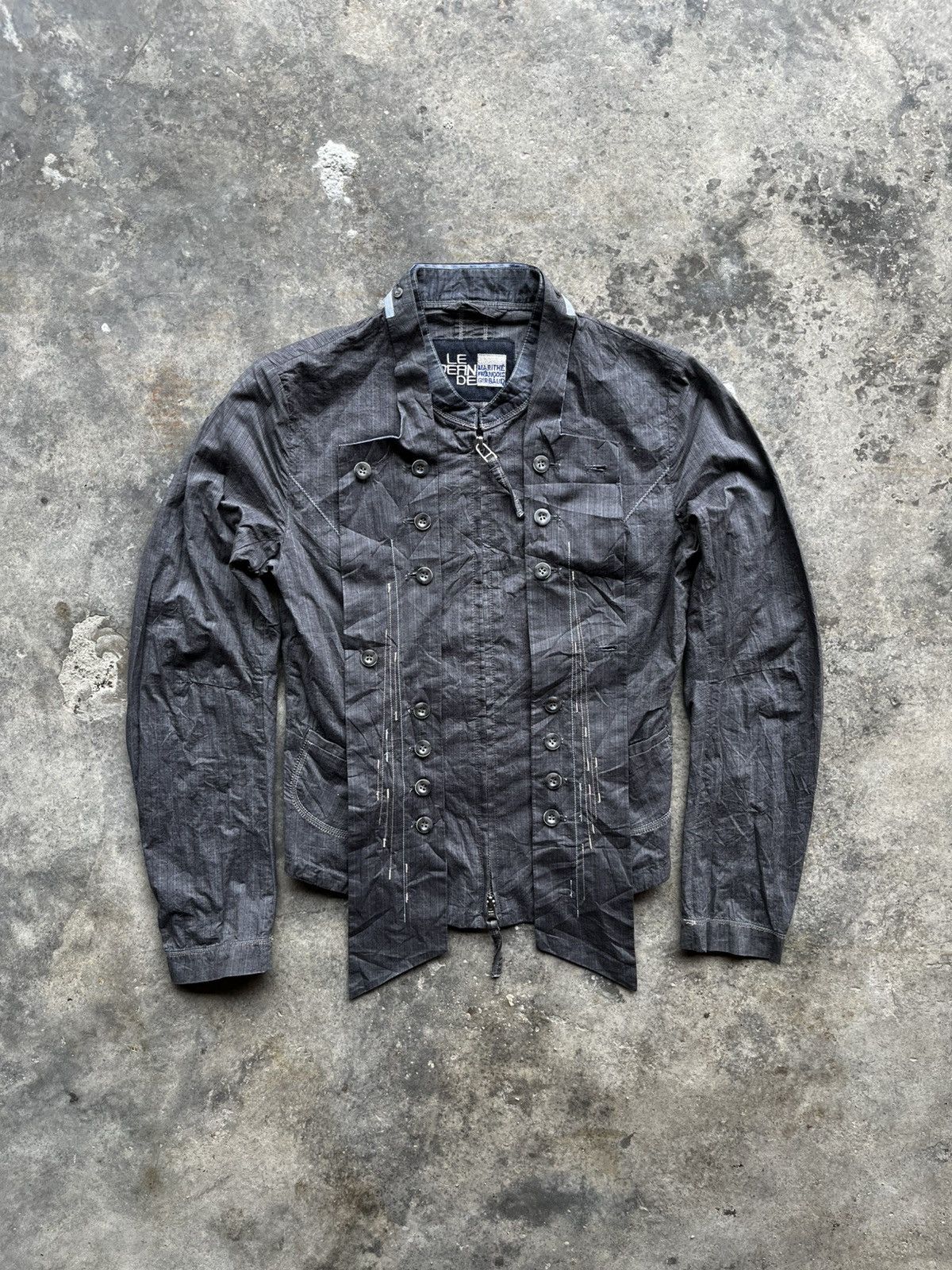 Marithe + Francois Girbaud MARITHE FRANCOIS GIRBAUD ZIP UP SHIRT Size S / US 4 / IT 40 - 3 Thumbnail
