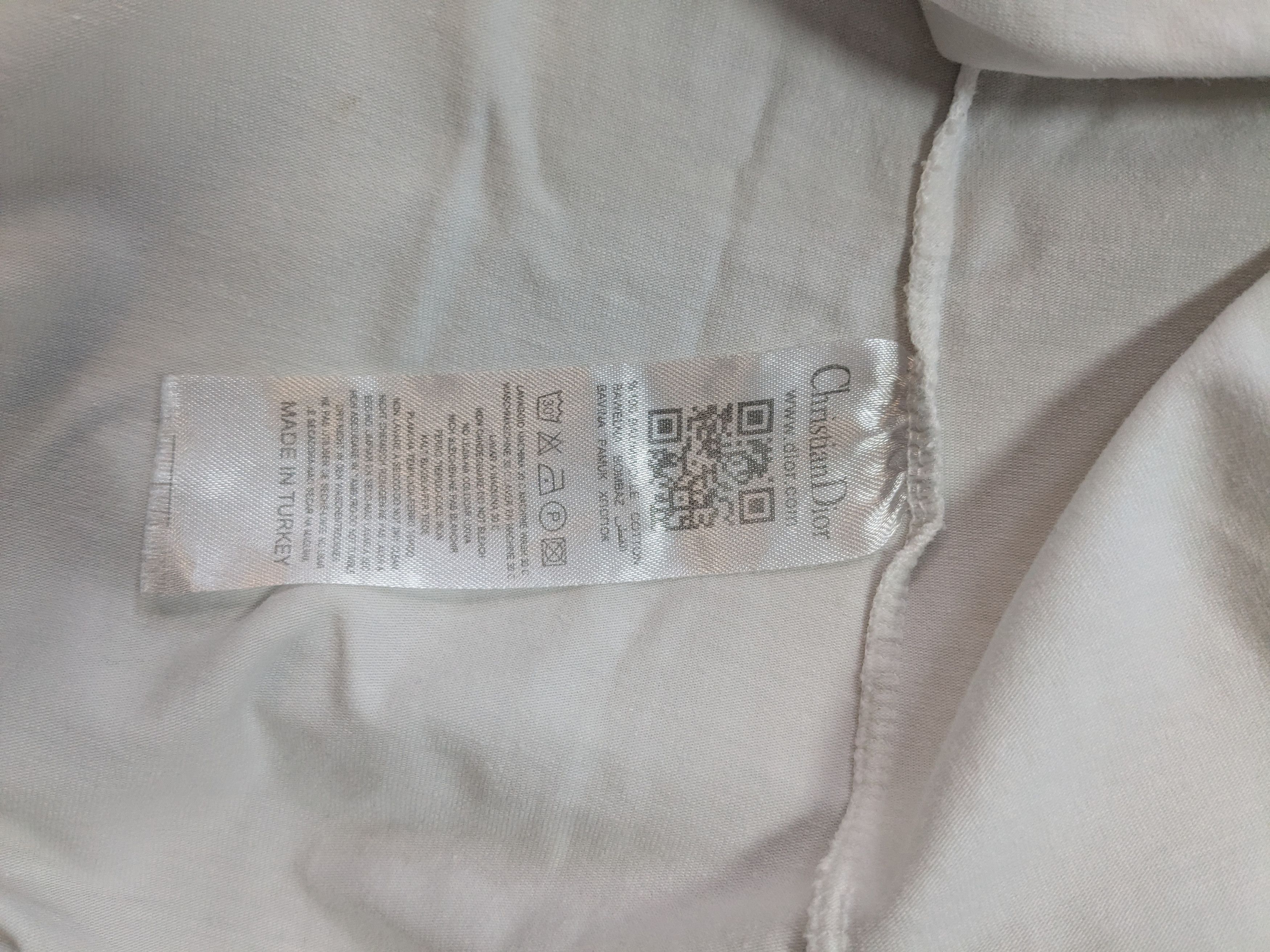 Dior Dior White Logo T-Shirt – Size XXL Size XXL / US 16-18 / IT 52-54 - 9 Thumbnail