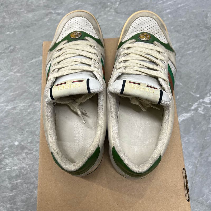 Gucci Gucci Screener Fashion Sneakers in Gray Green - Size US 8 / EU 41 - 4 Thumbnail