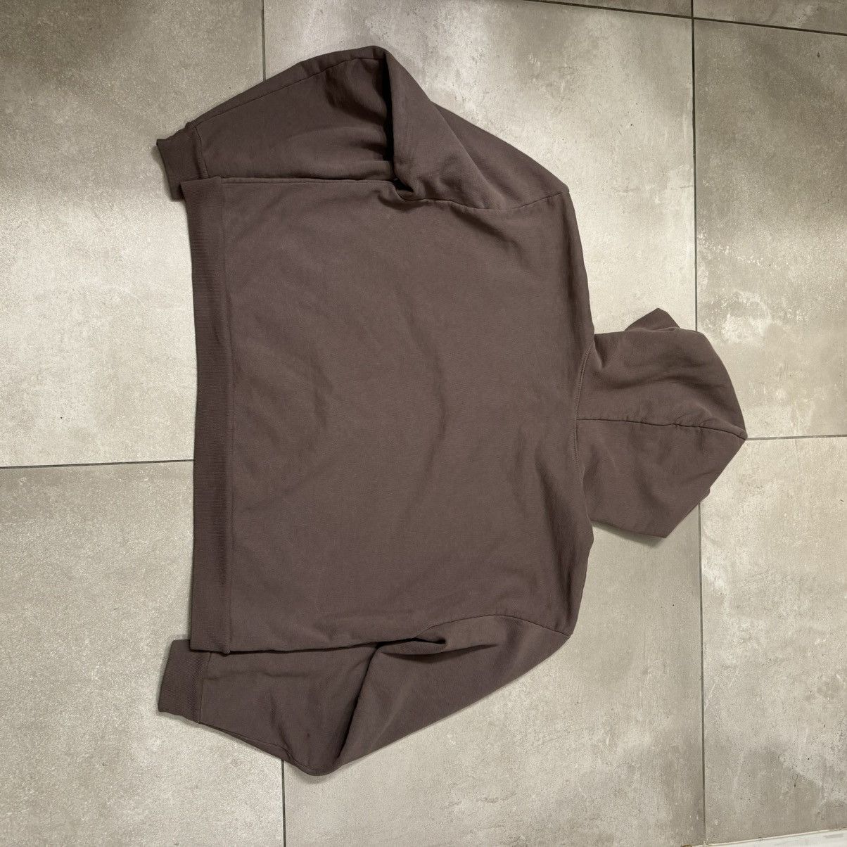 Los Angeles Apparel Cropped Brown Zip-Up Hoodie Size L / US 10 / IT 46 - 3 Thumbnail